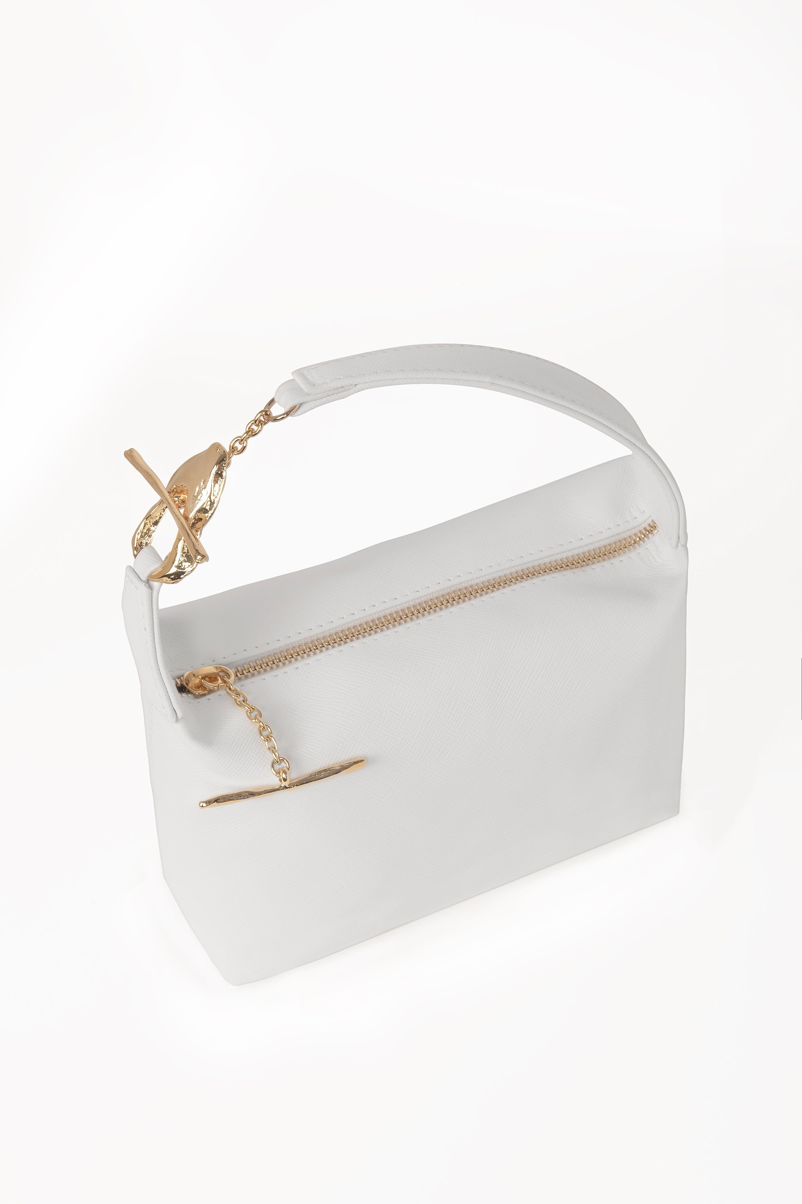 Irene White Saffiano