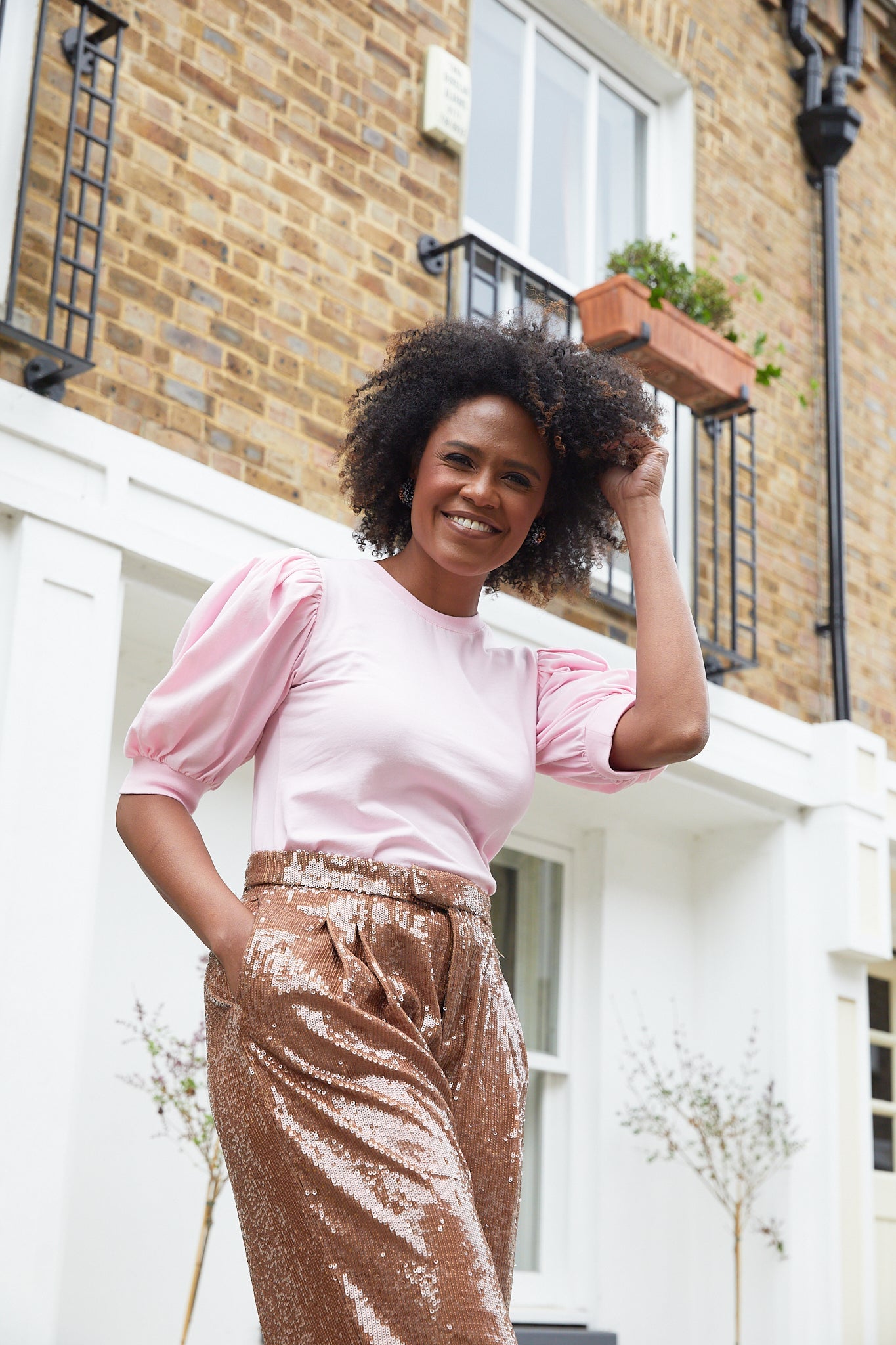 WINNIE- CREW NECK ULTRA PUFF SHORT SLEEVE T-SHIRT