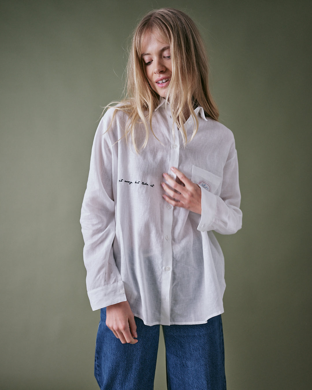 Take Me to the Sea Linen Shirt