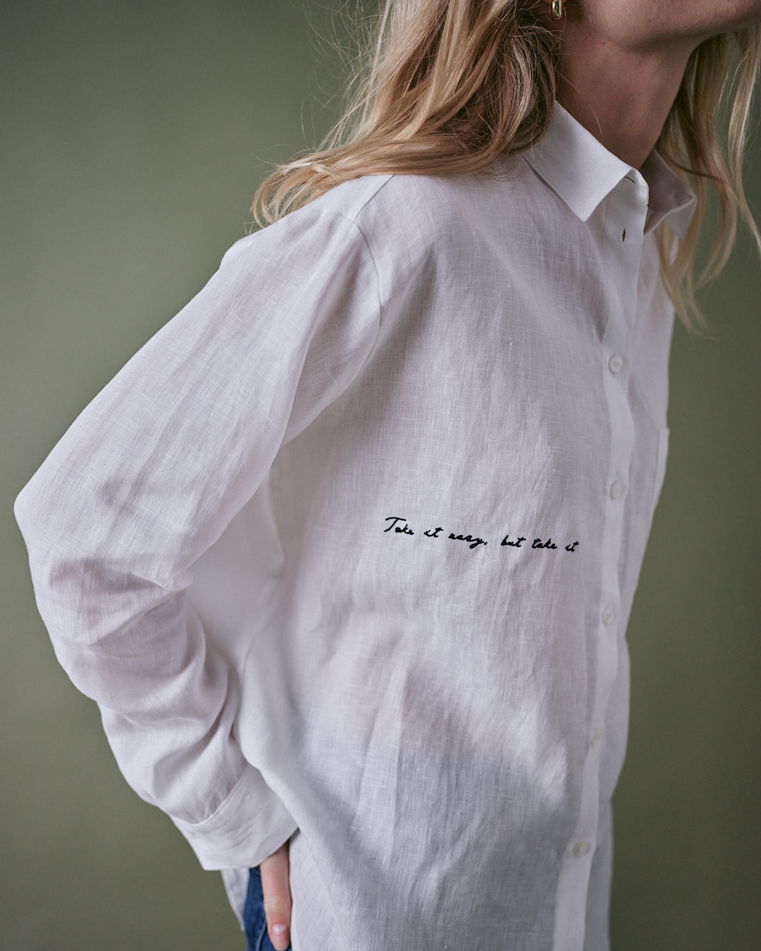 Take Me to the Sea Linen Shirt