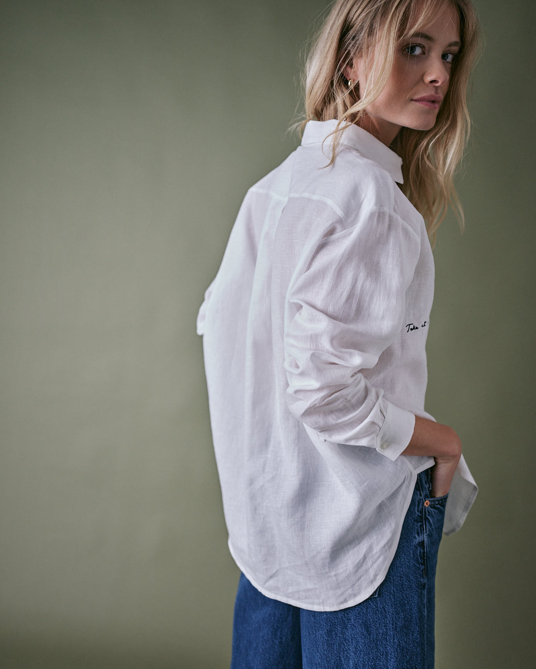 Take Me to the Sea Linen Shirt