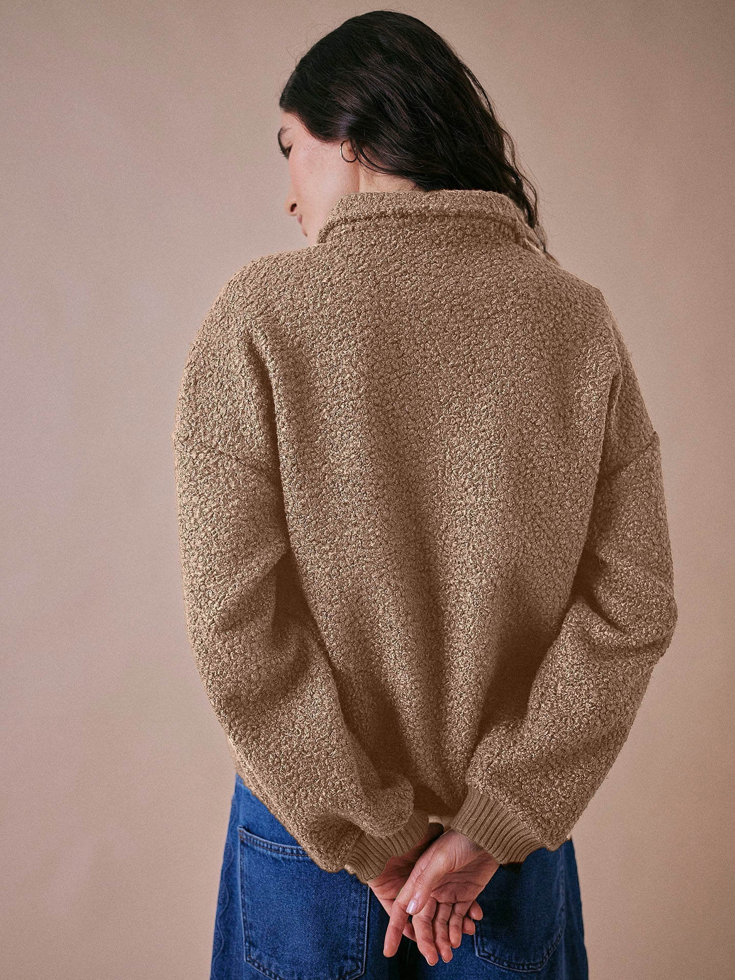 Borg Camel Jacket
