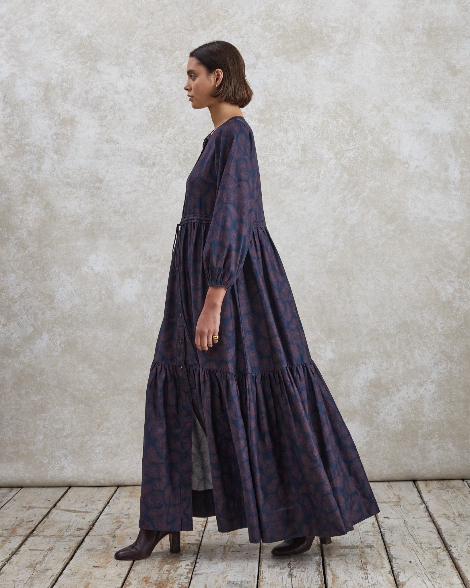Catherine - Paisley Twill Dress