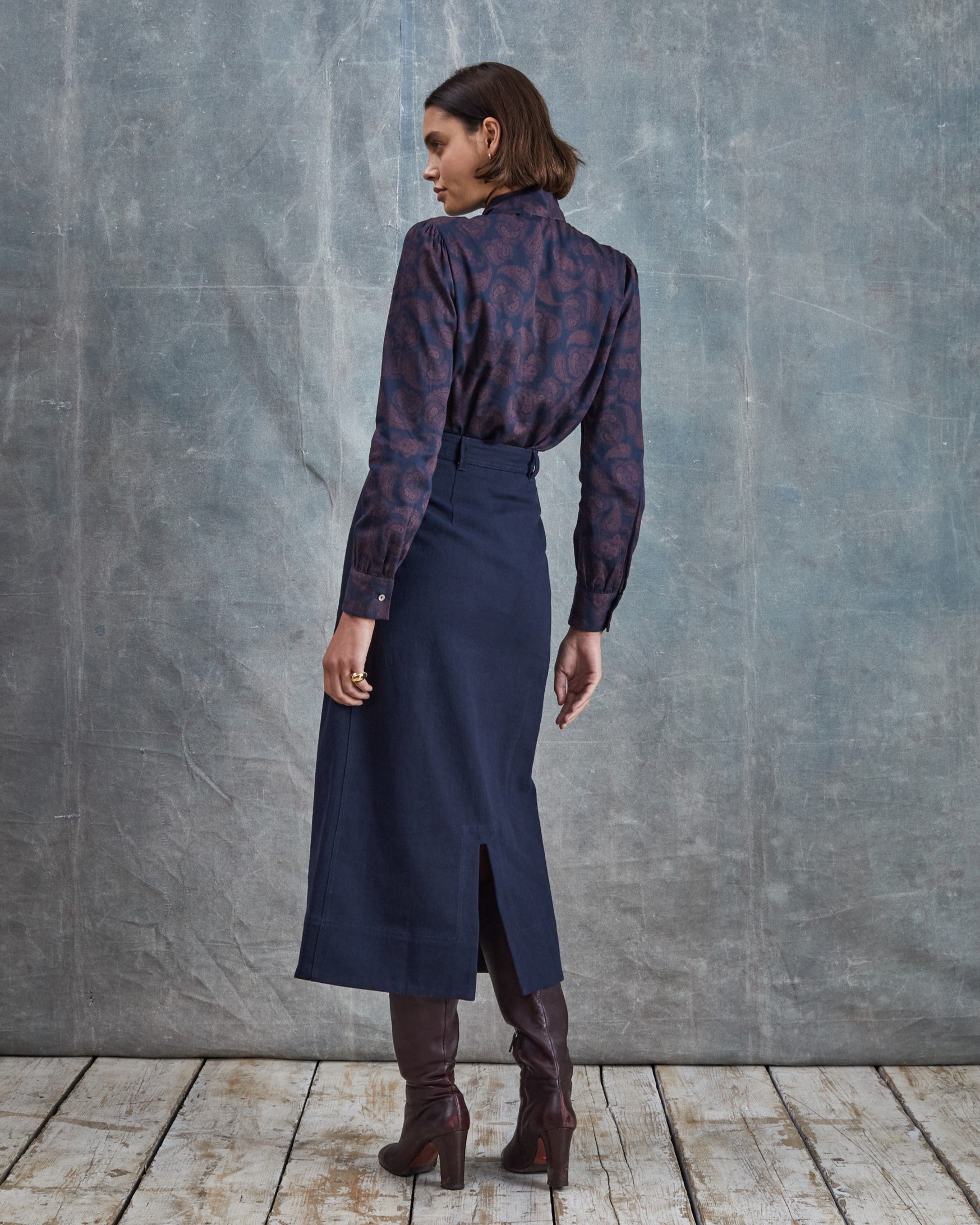 Serene - Paisley Twill Blouse