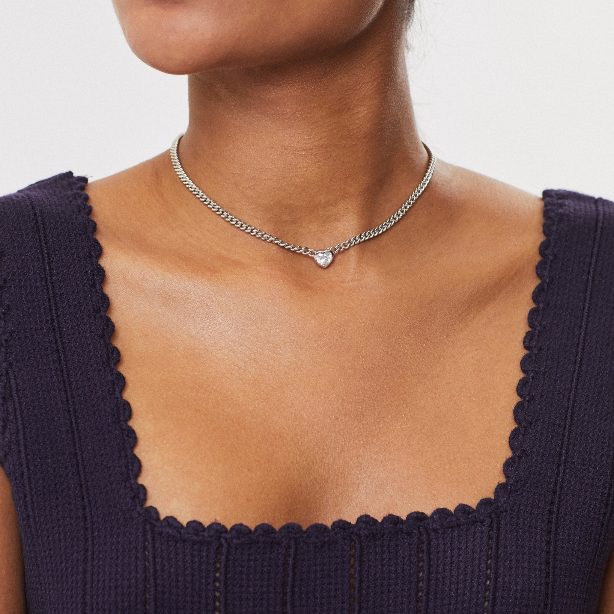 The Silver a La Folie Necklace