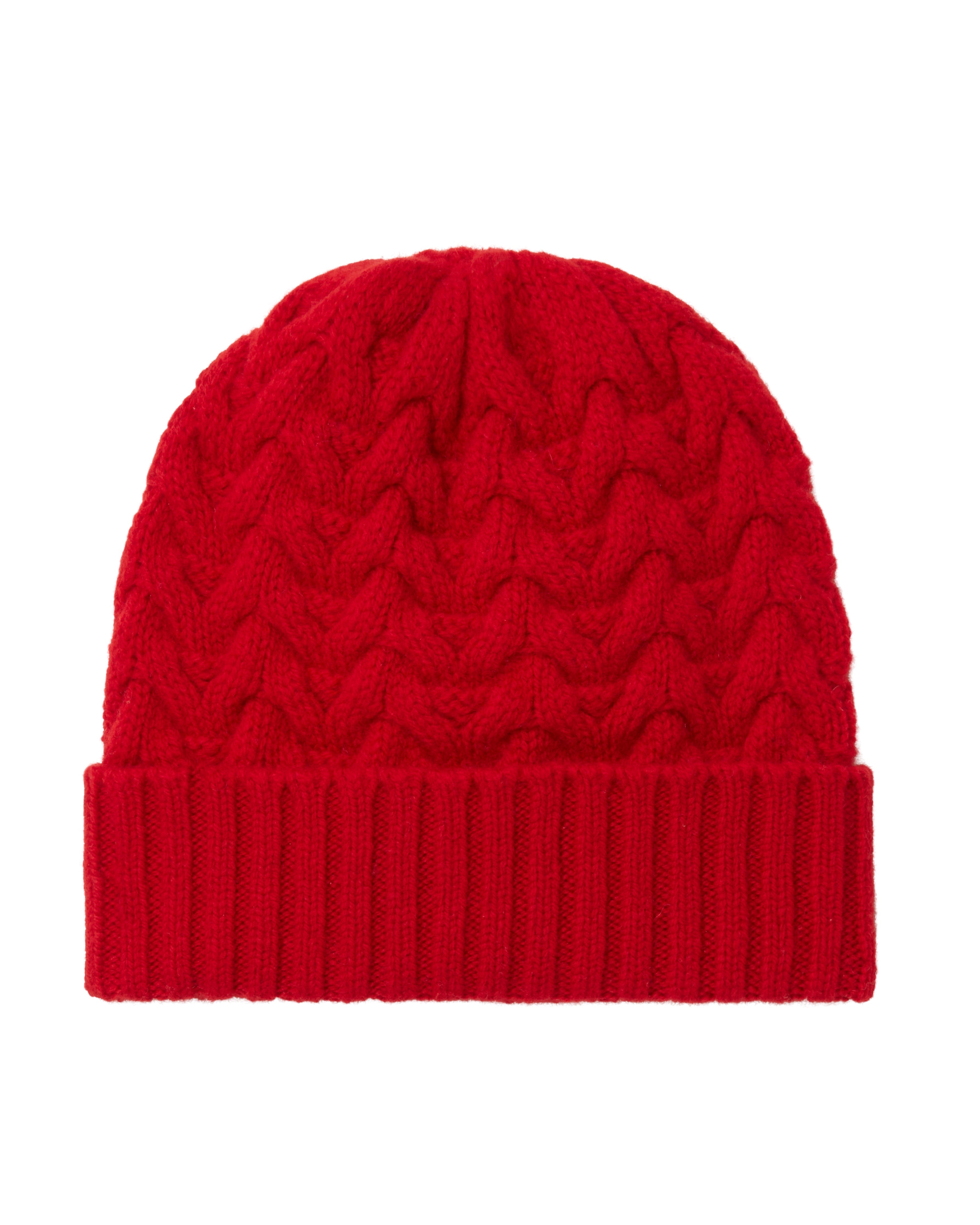 The Border Cable Hat - Carmine