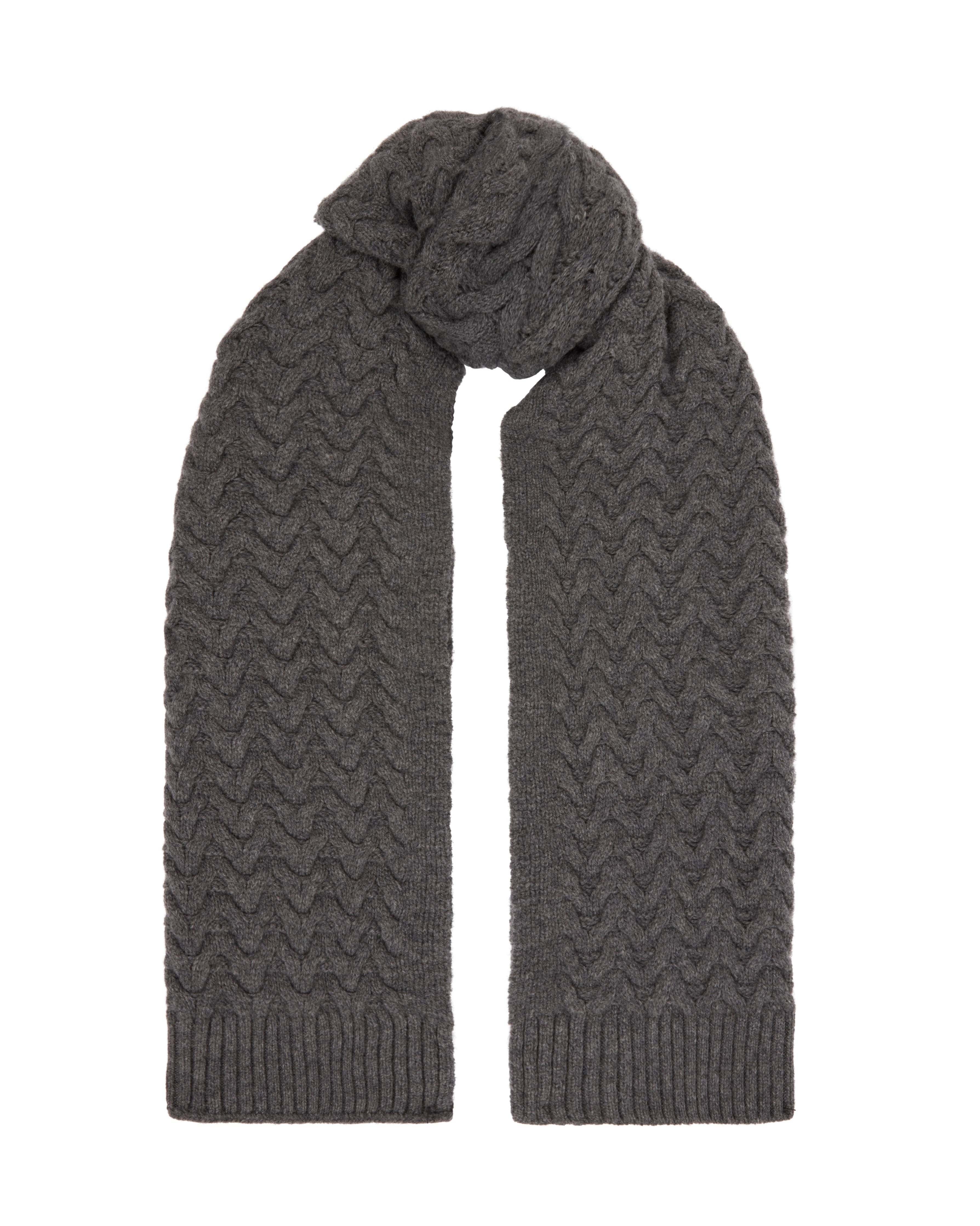 The Border Cable Scarf - Fossil