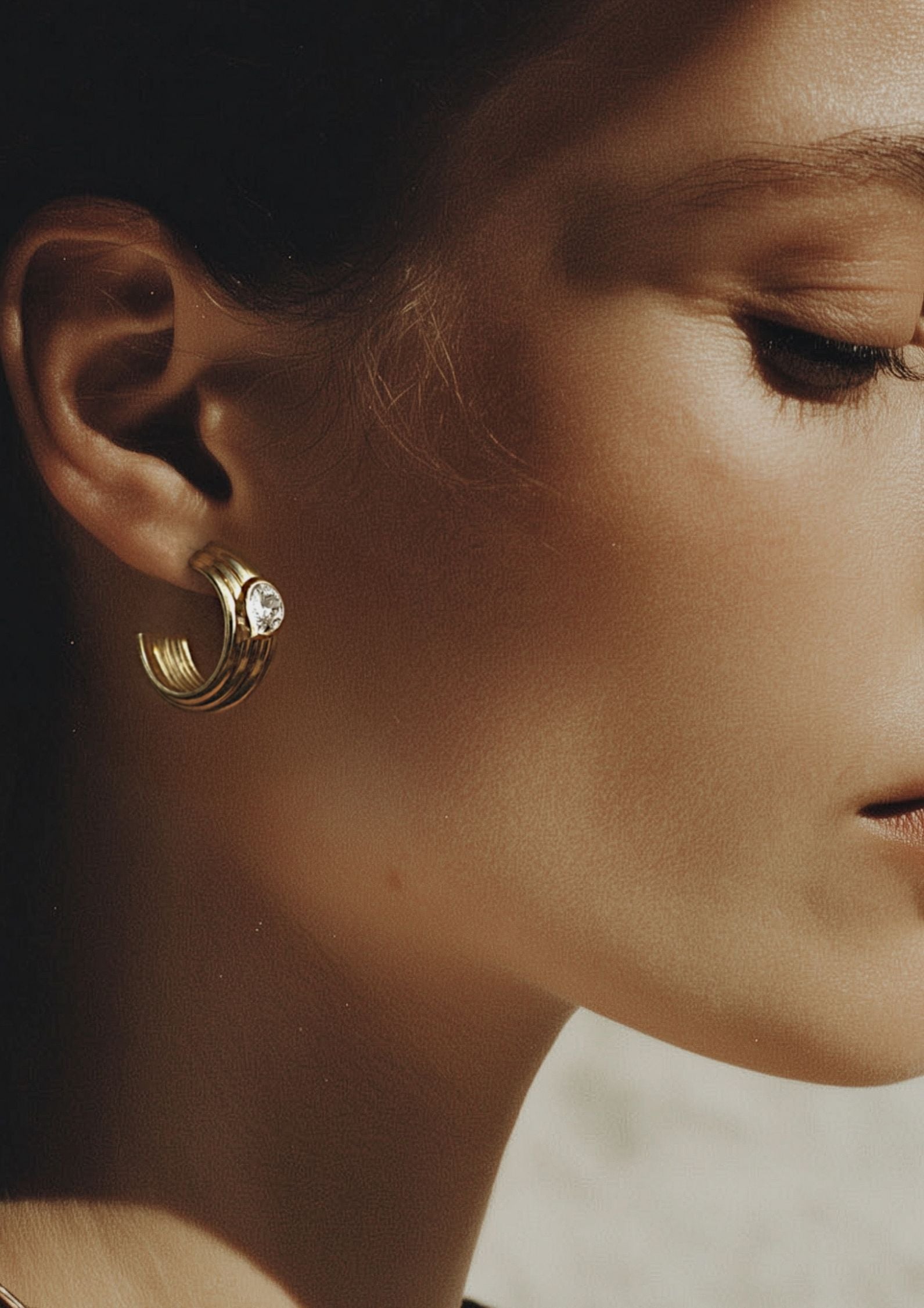 The Gold Zephyr Hoops