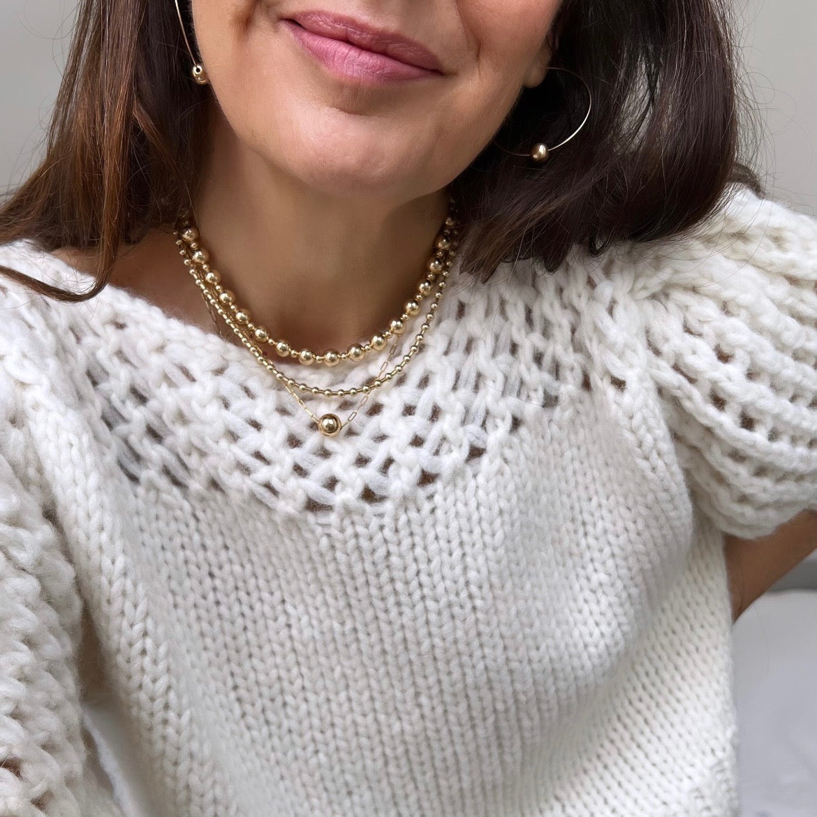 Gold Bubblegum Necklace