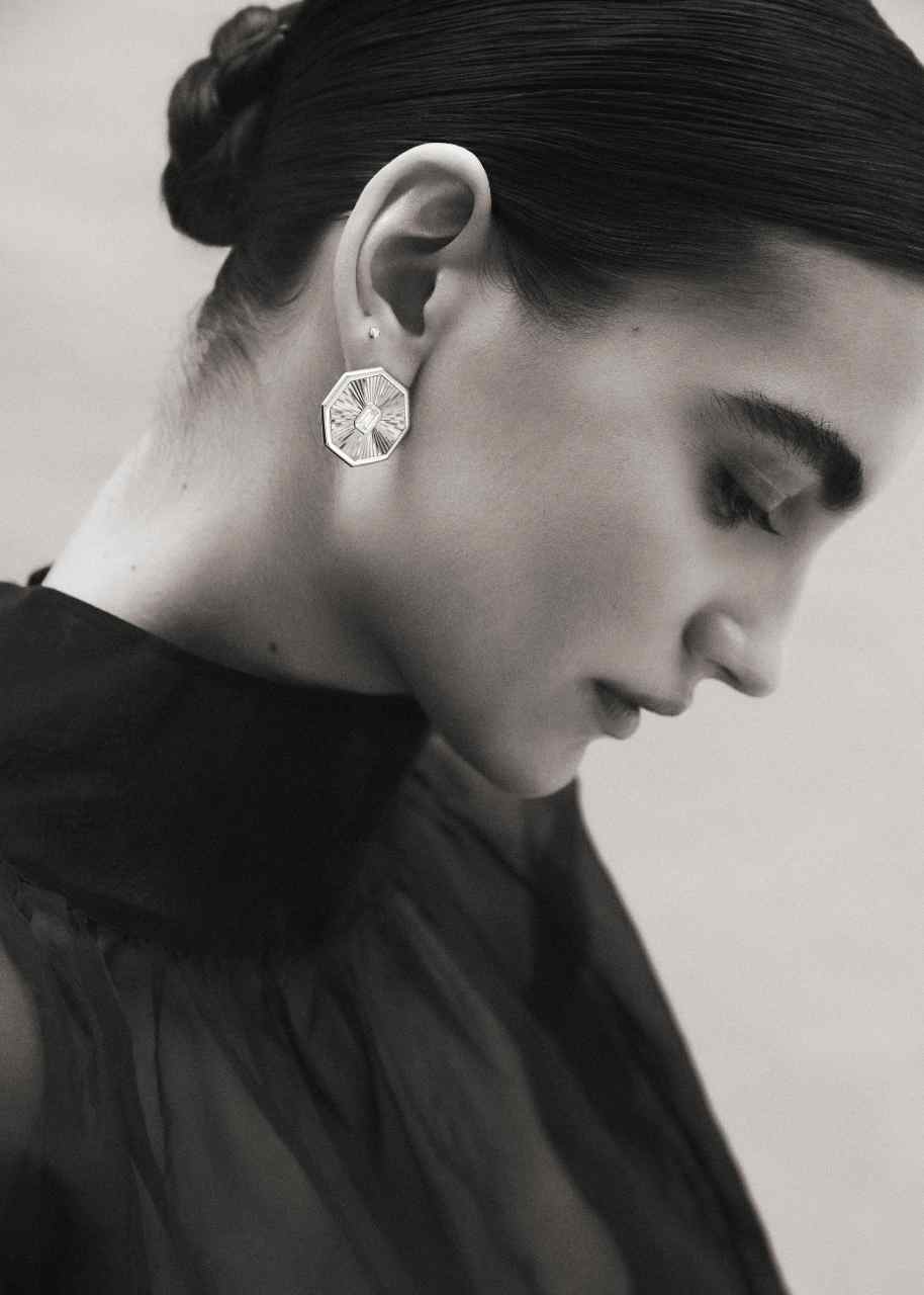 The Silver Eva Earrings
