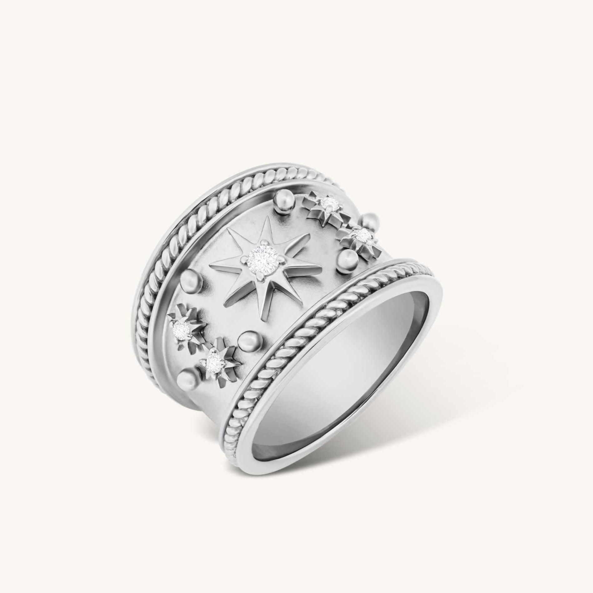 The Silver Constellation Ring
