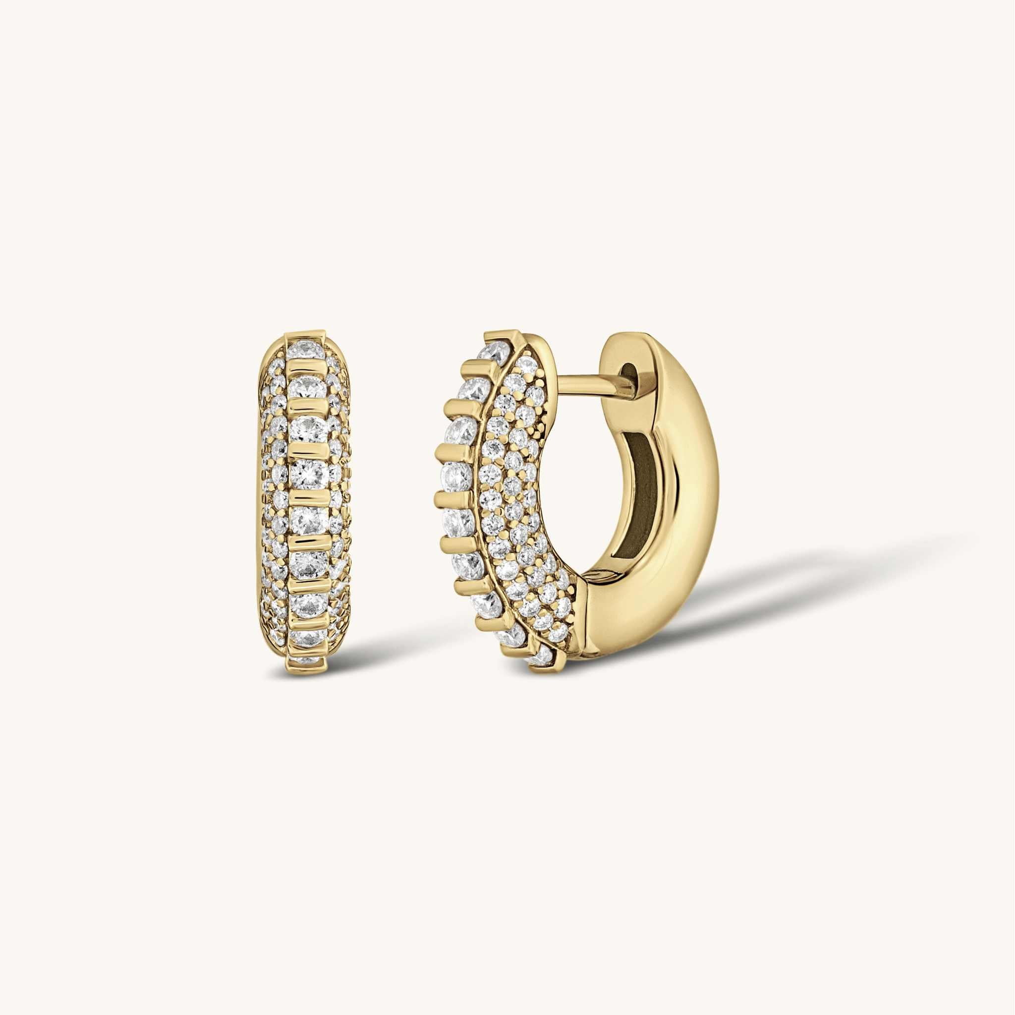 The Gold Astrid Hoops