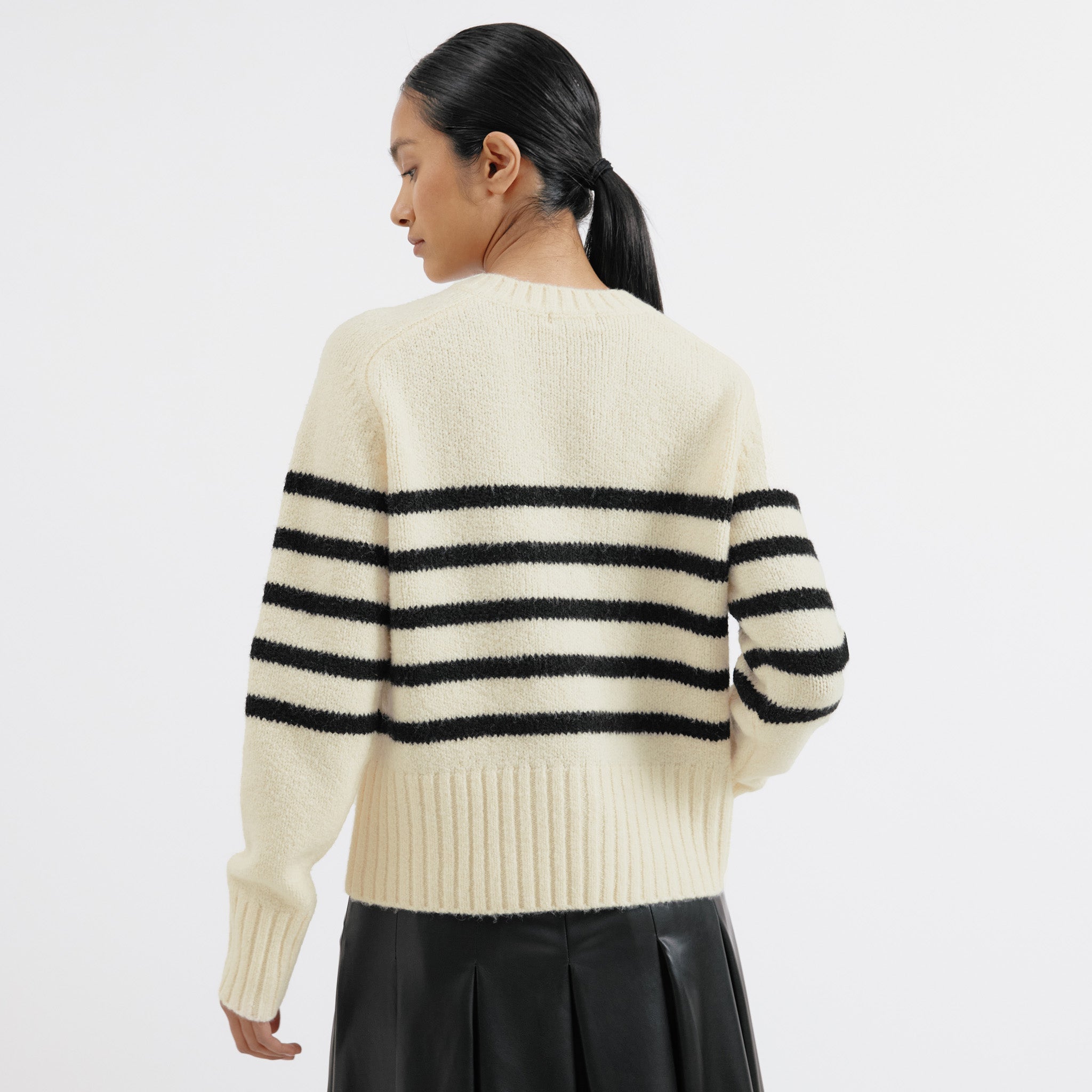 Stripe Button Cardigan