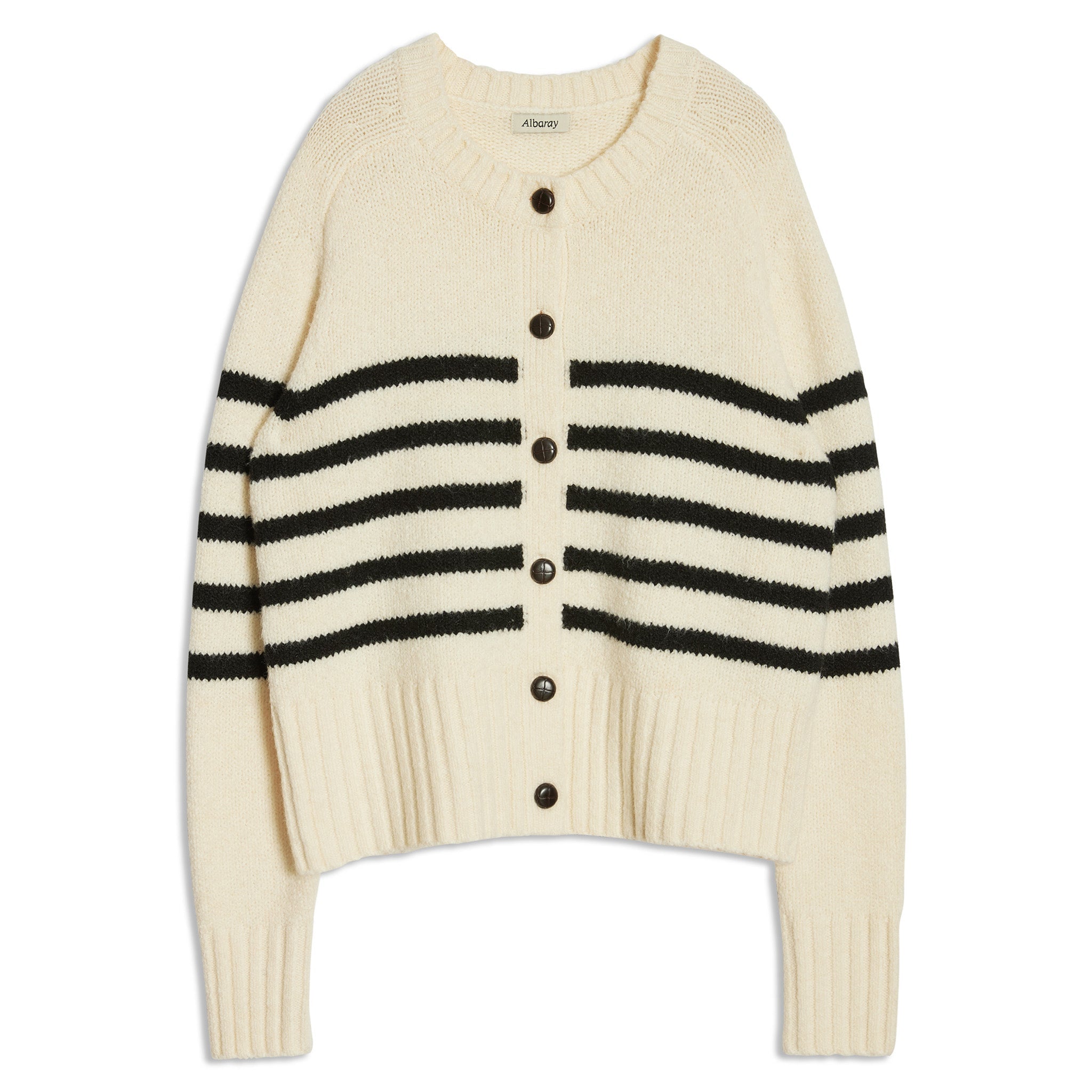Stripe Button Cardigan