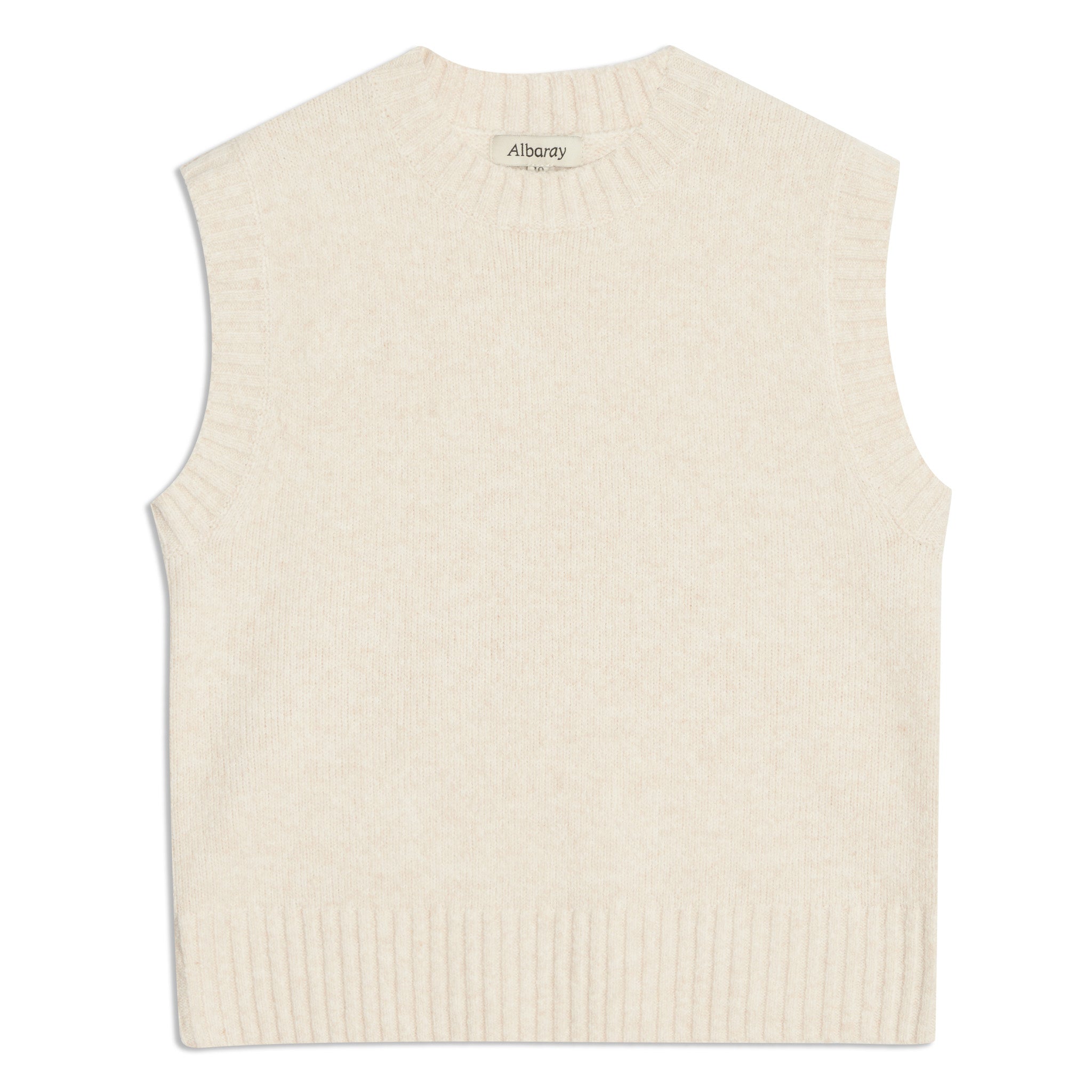 Cream Cosy Tank Top