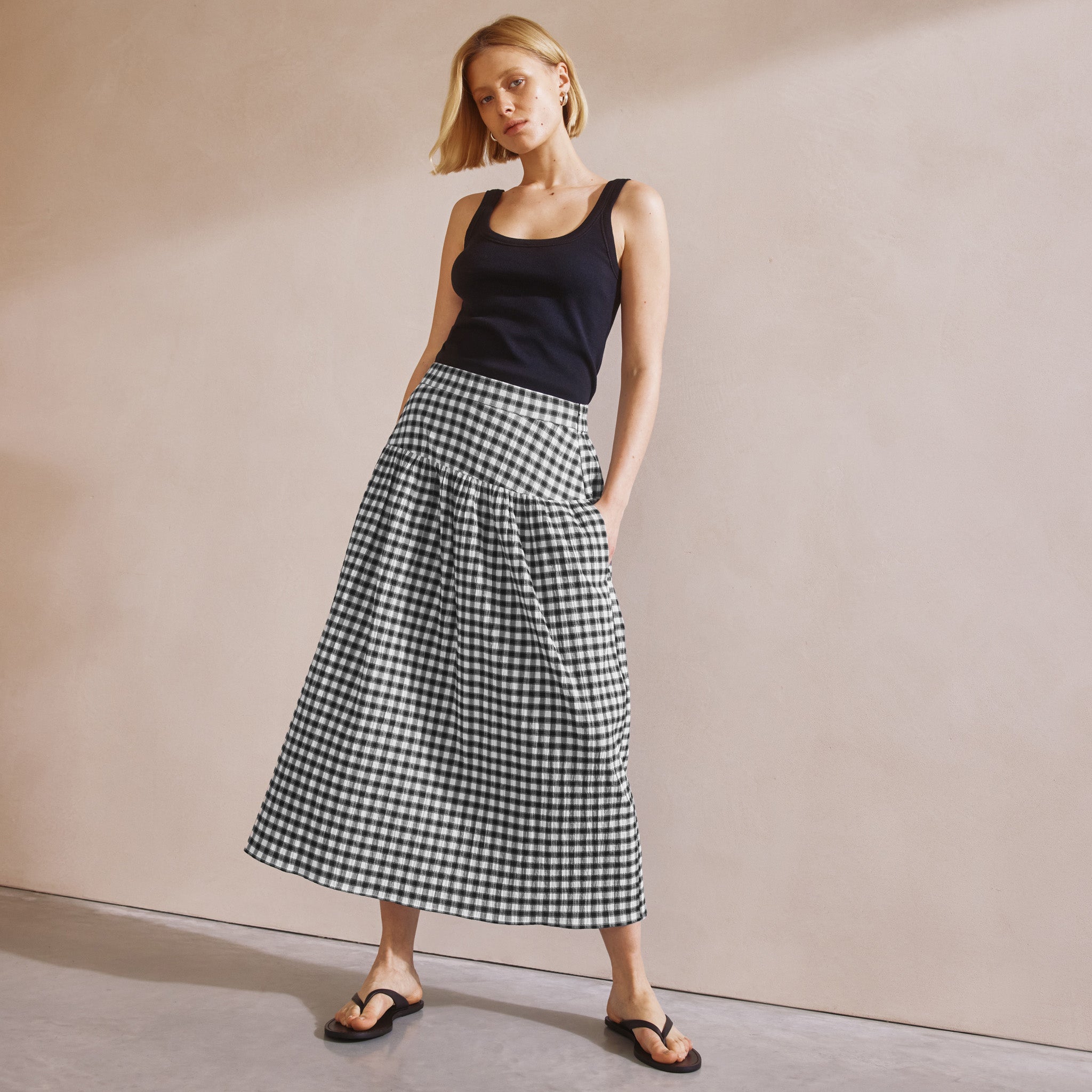 Gingham Skirt