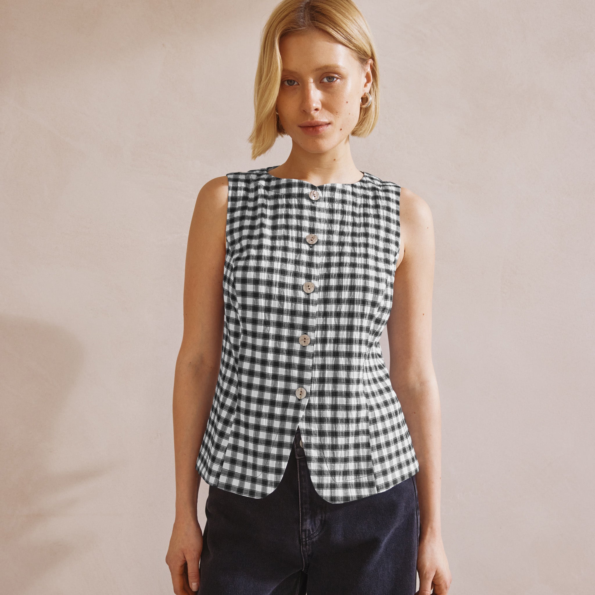 Gingham Top
