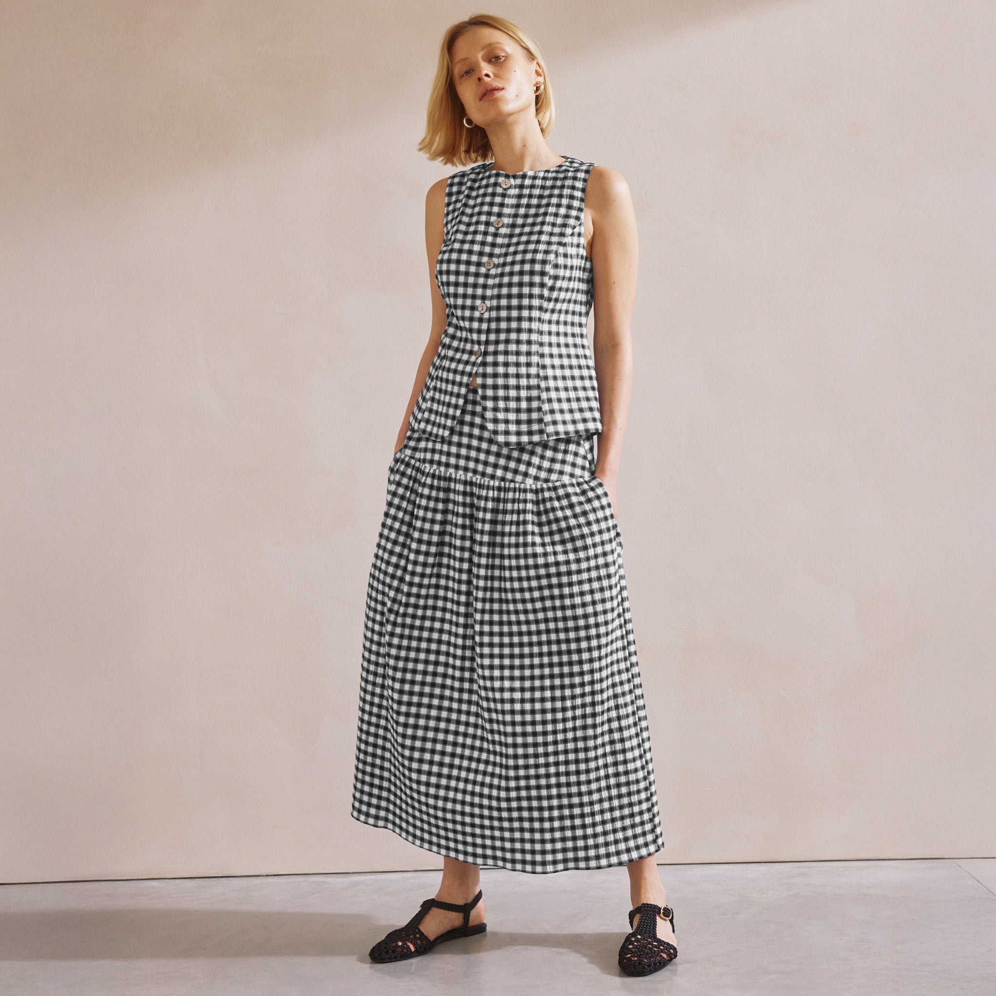Gingham Top