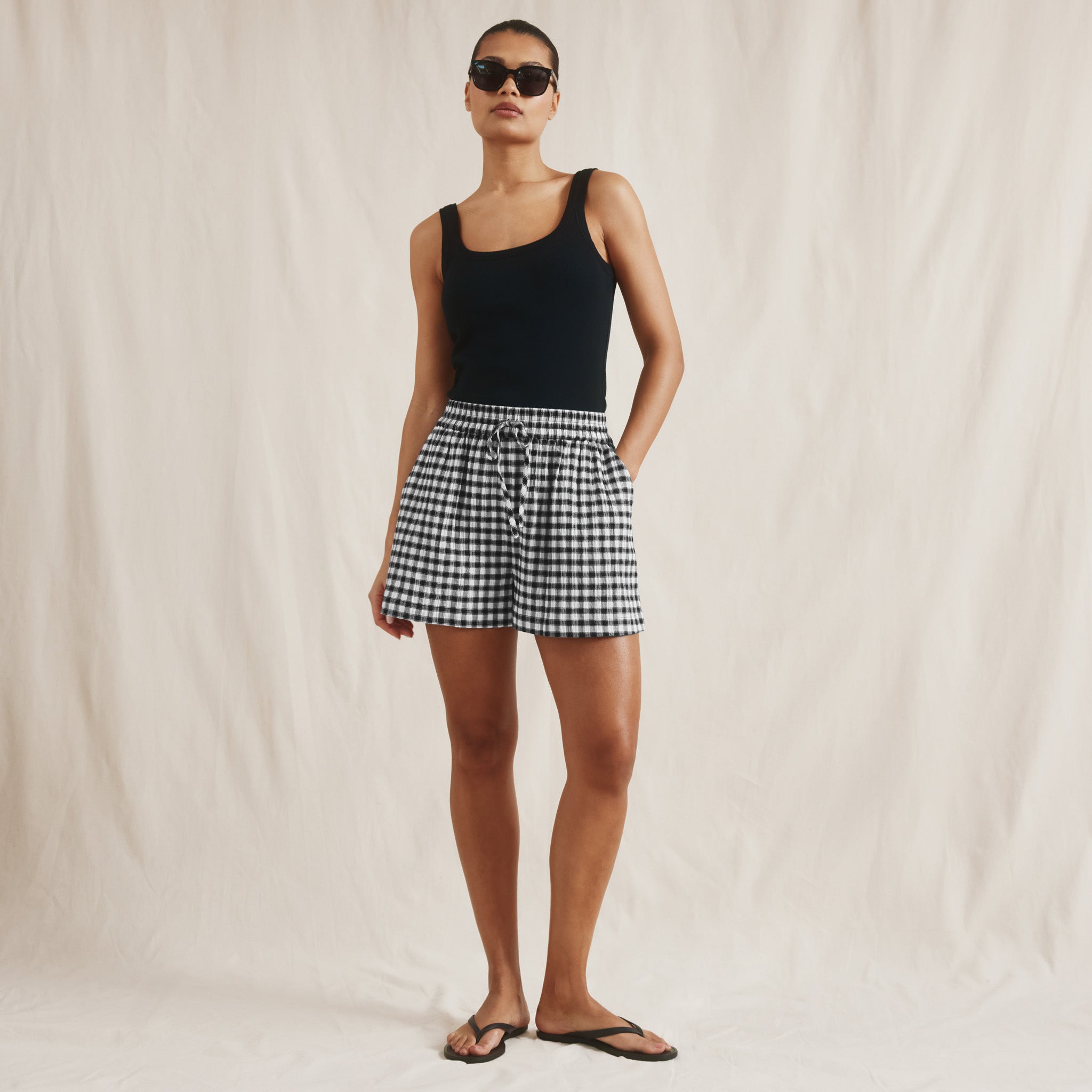 Gingham Shorts