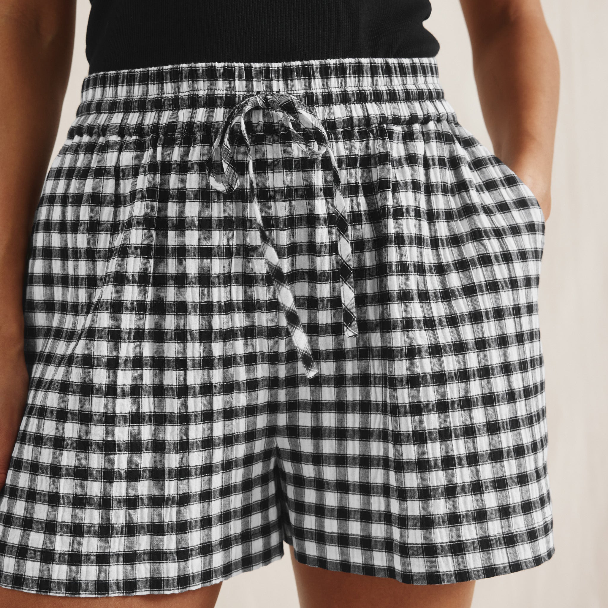 Gingham Shorts