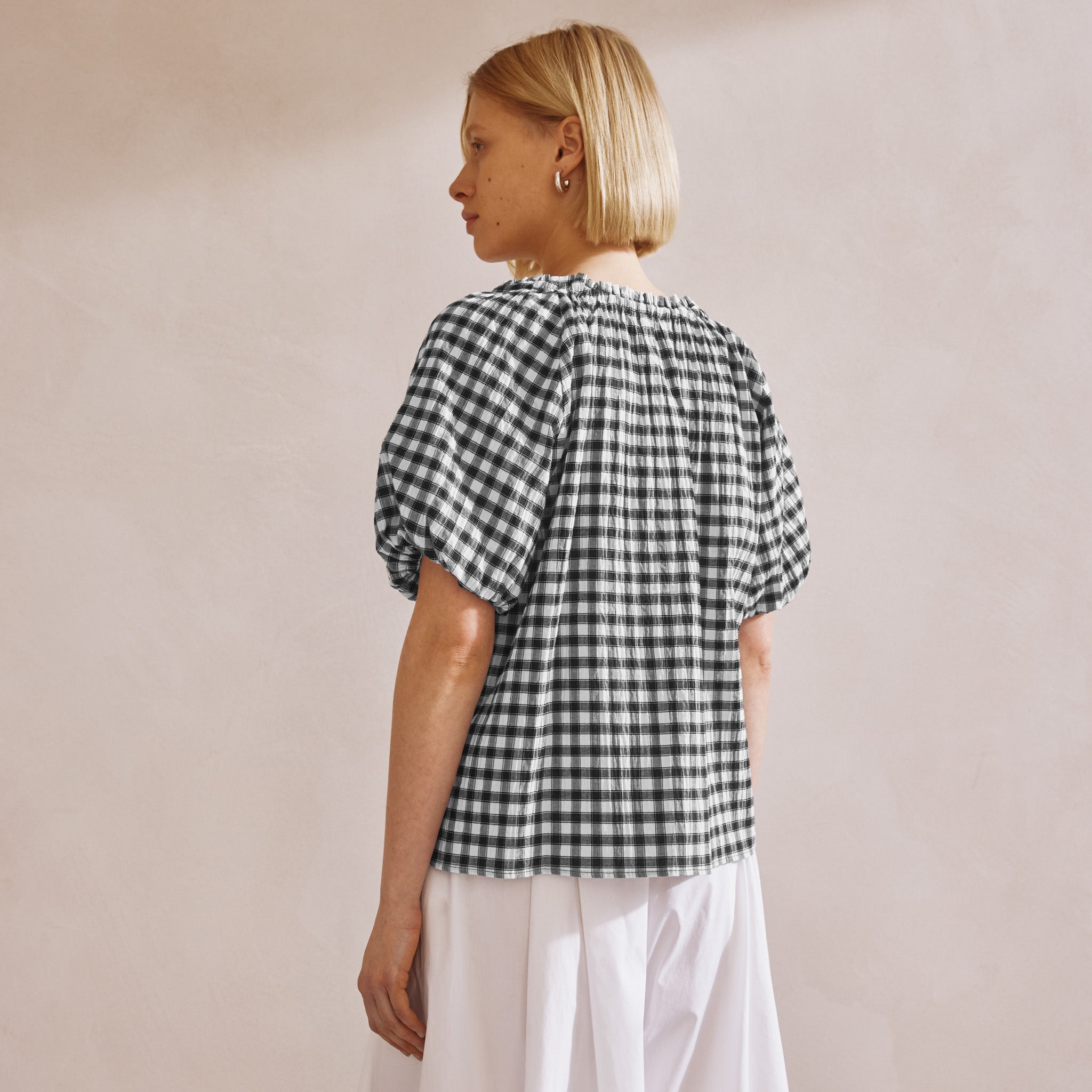 Gingham Blouse