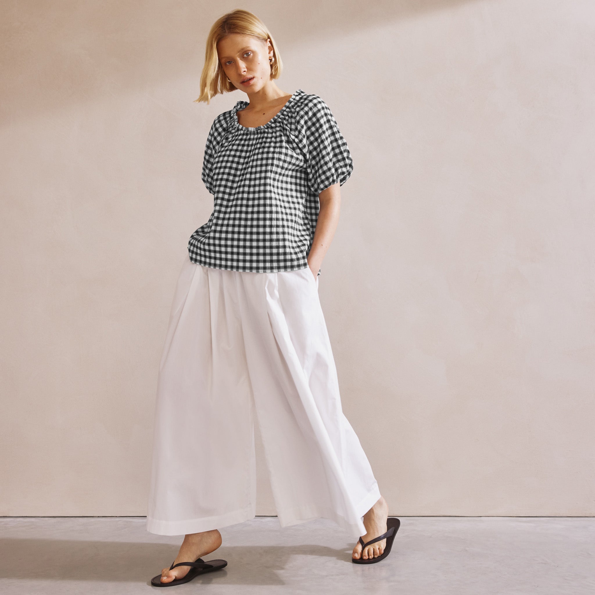 Gingham Blouse