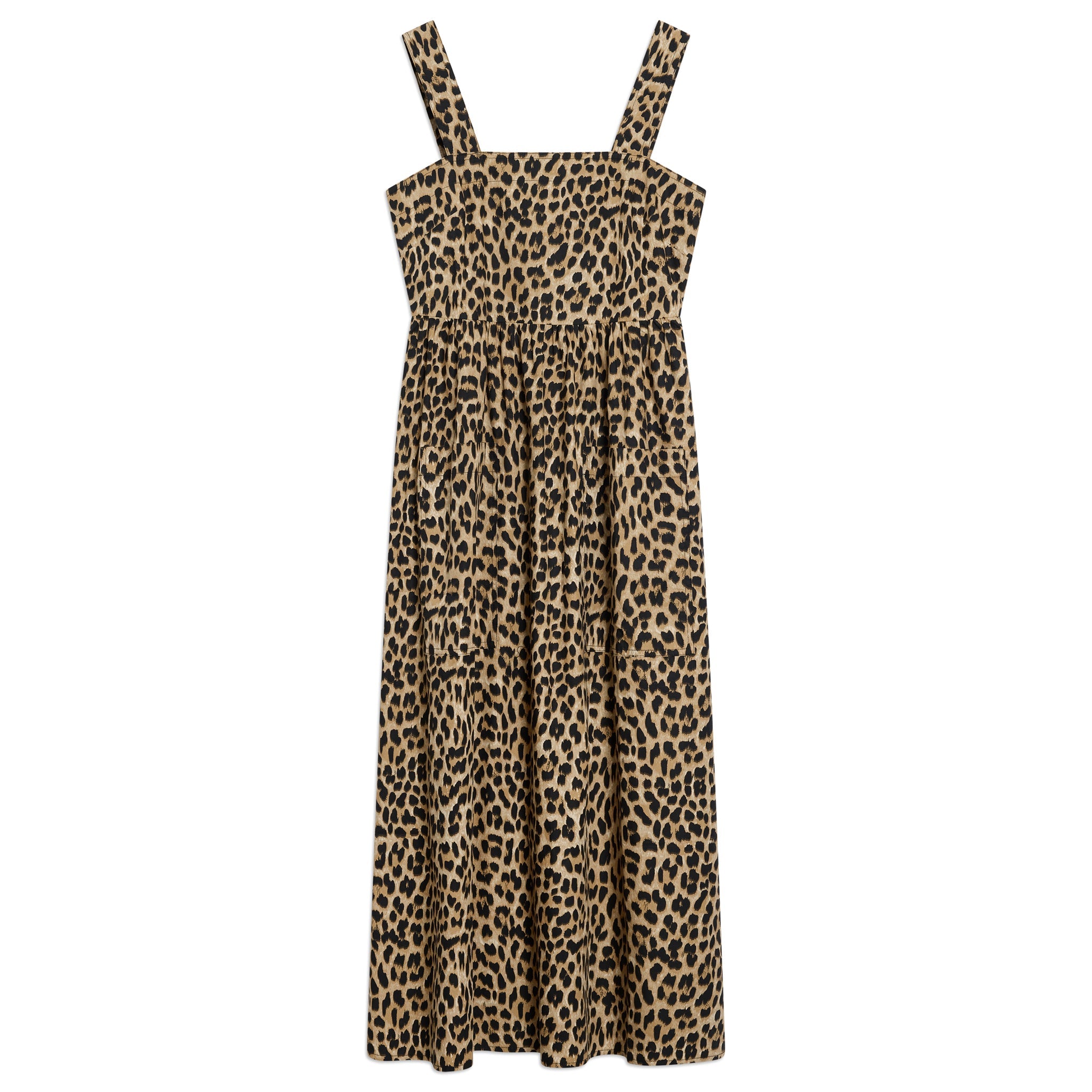 Animal Wide Strap Sundress