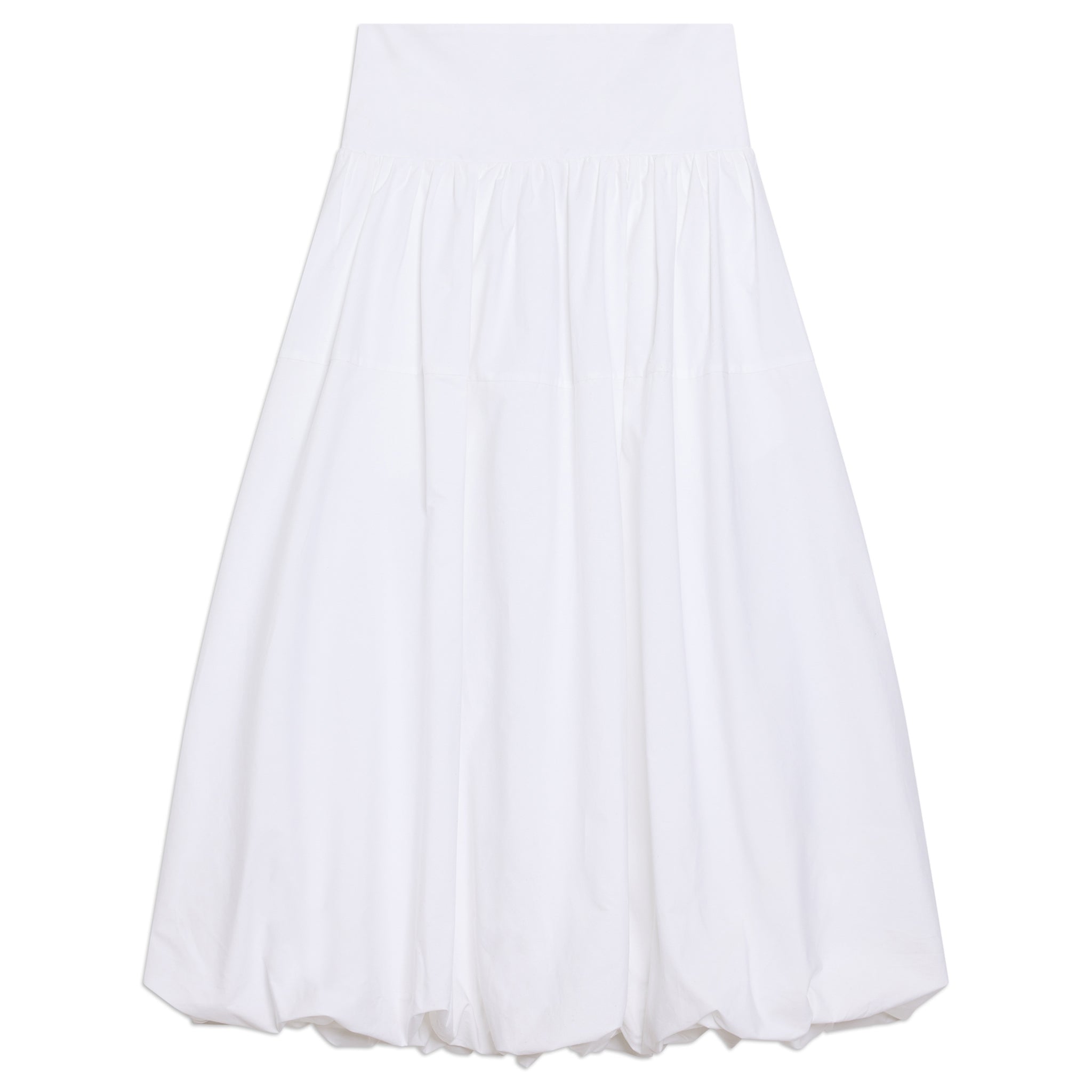 White Puffball Skirt