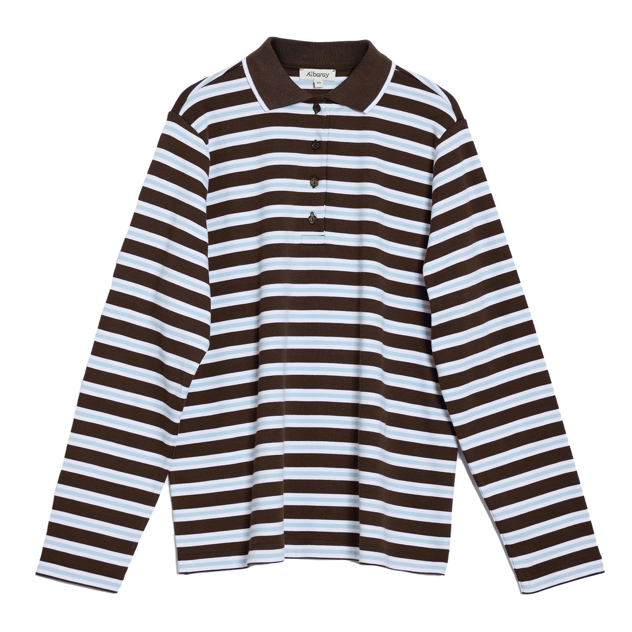 Chocolate Stripe Polo Shirt