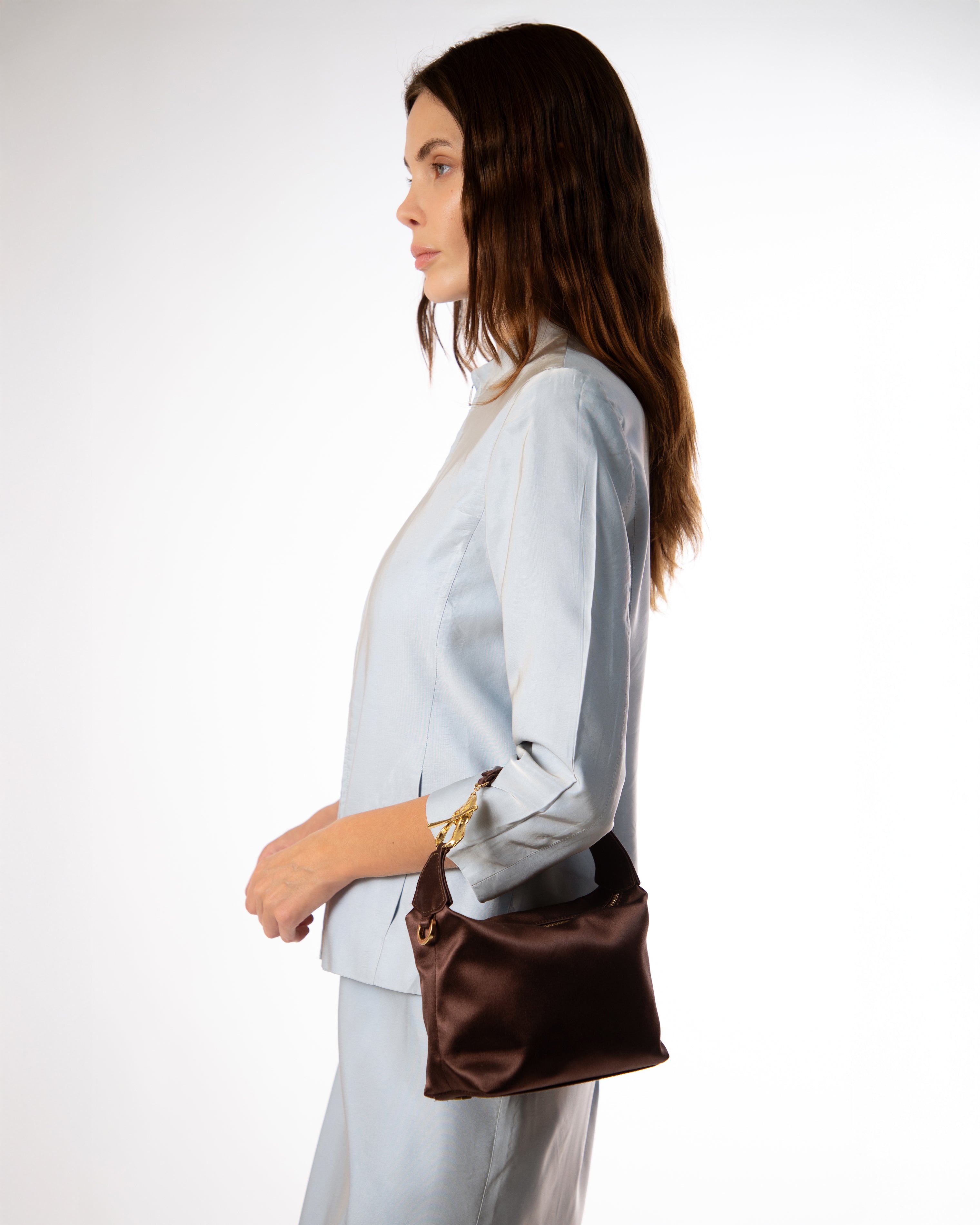 Irene White Saffiano