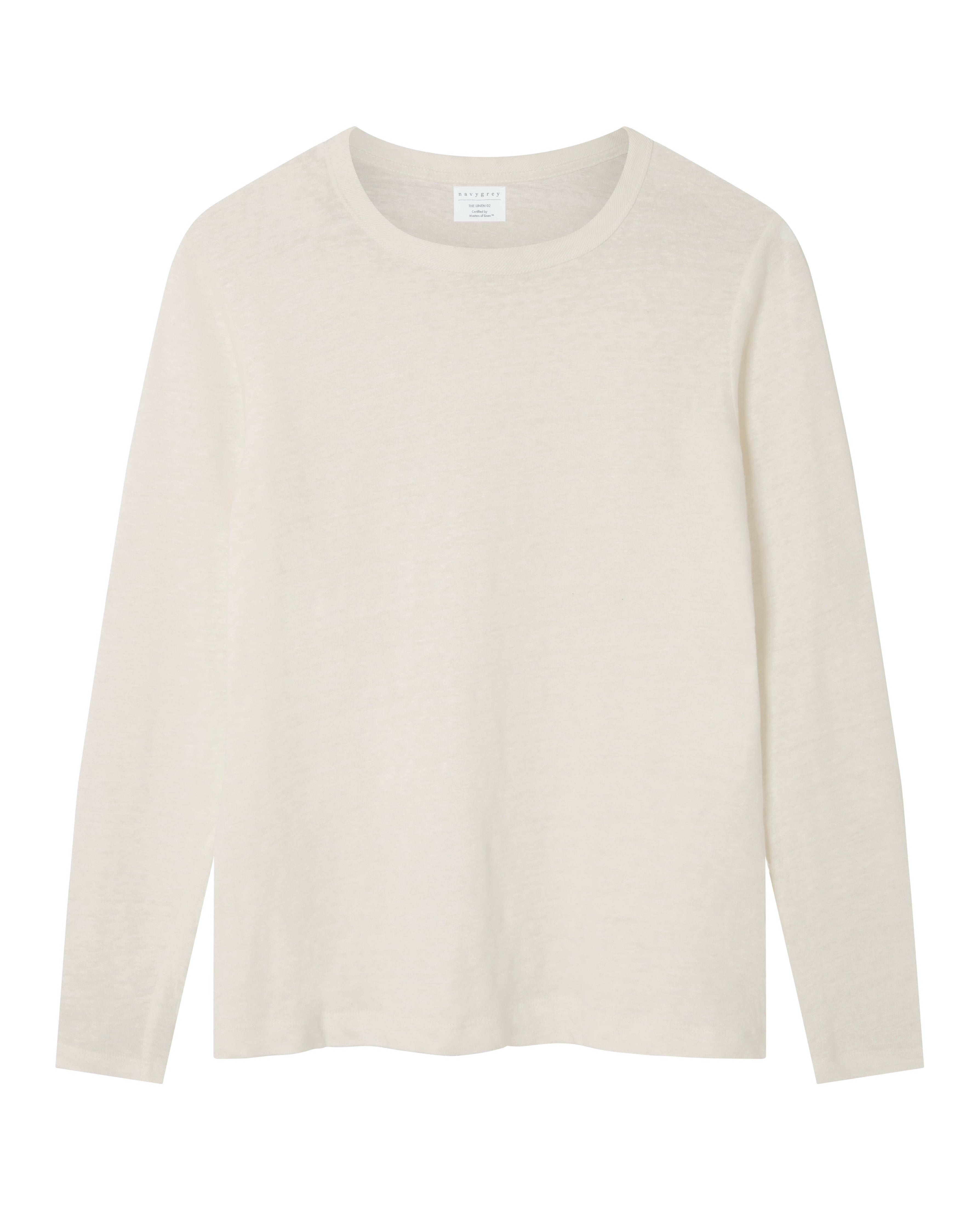 The LINEN 01 / the Long Sleeve - White