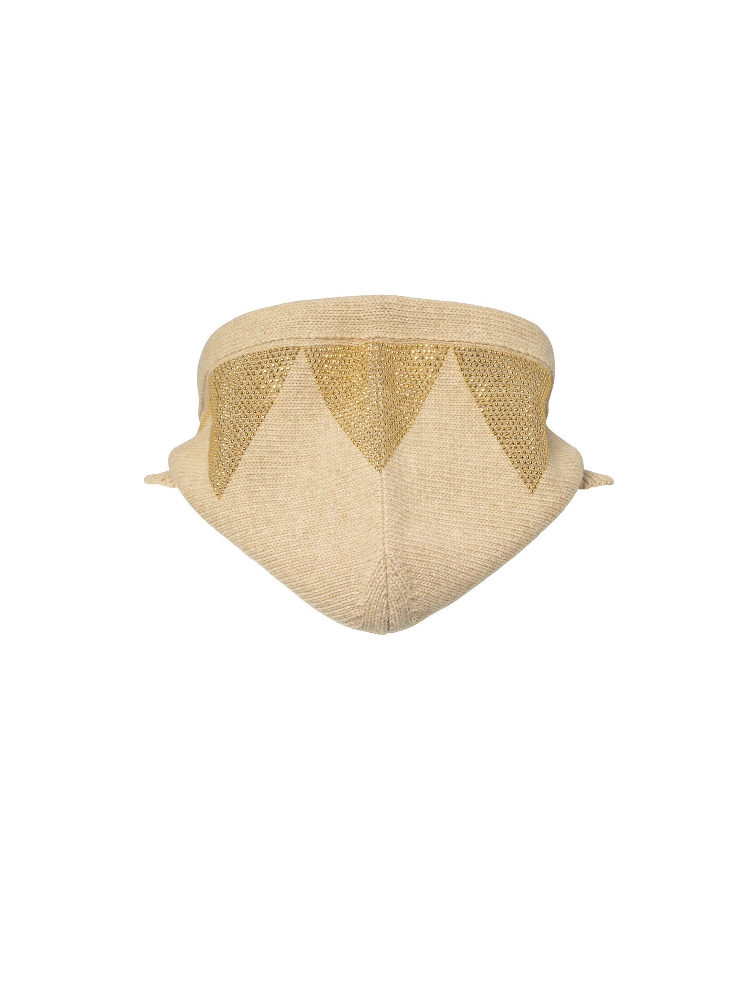 Zig Zag Hood - Beige/Gold