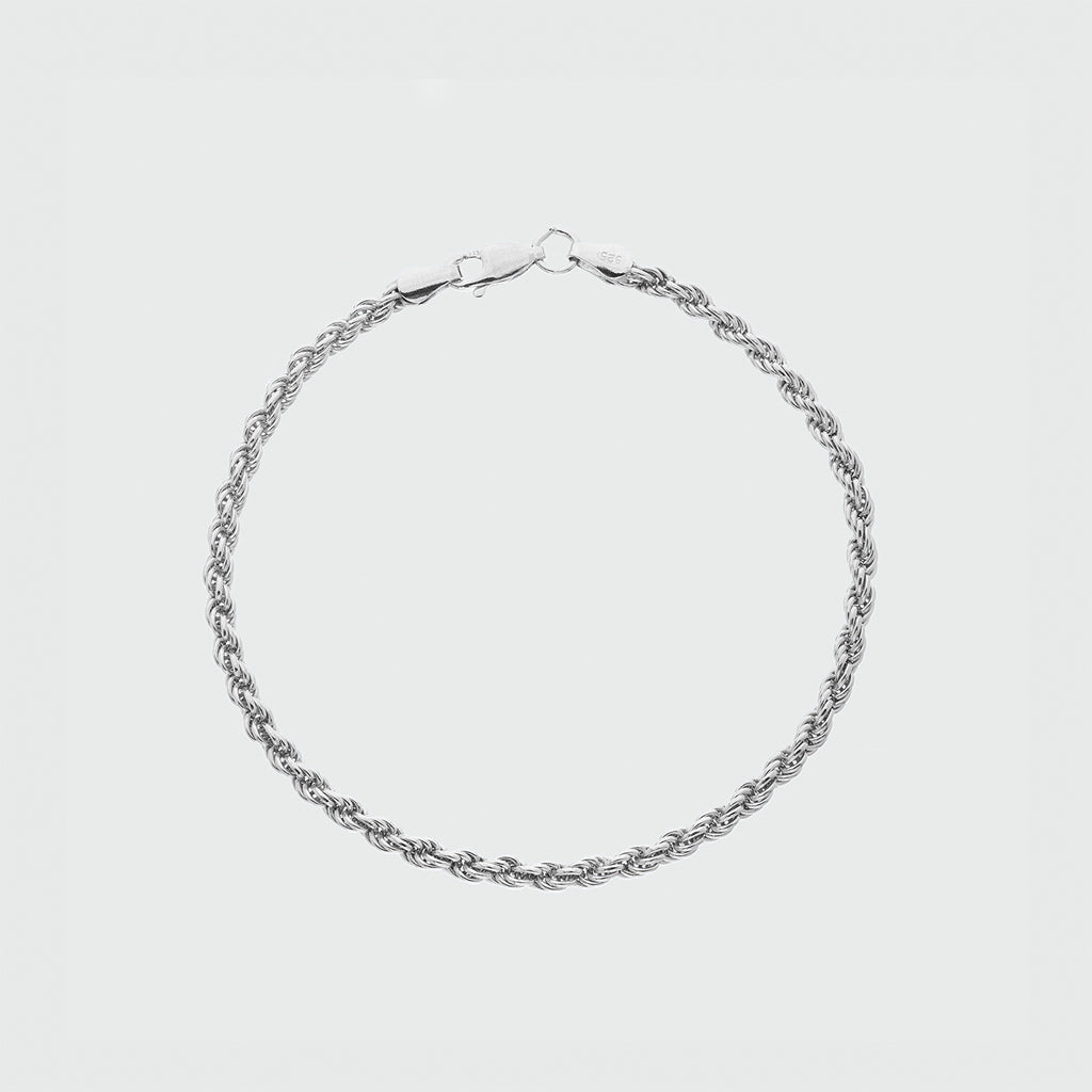 Alhambra Sterling Silver Rope Bracelet
