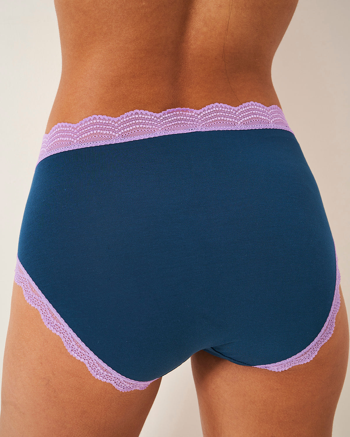 High Rise Knicker Four Pack - Midnight Neon