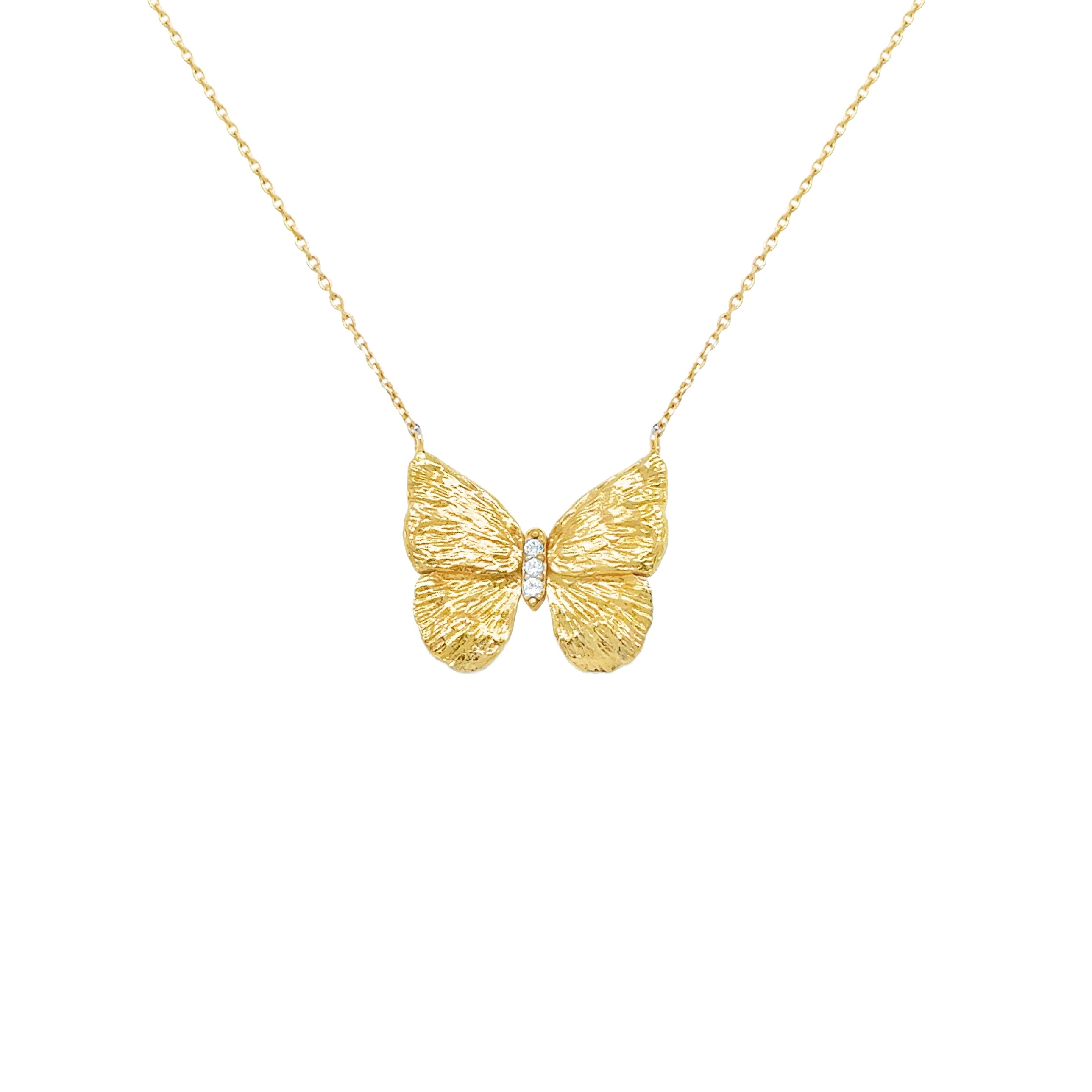 Azul Butterfly Necklace