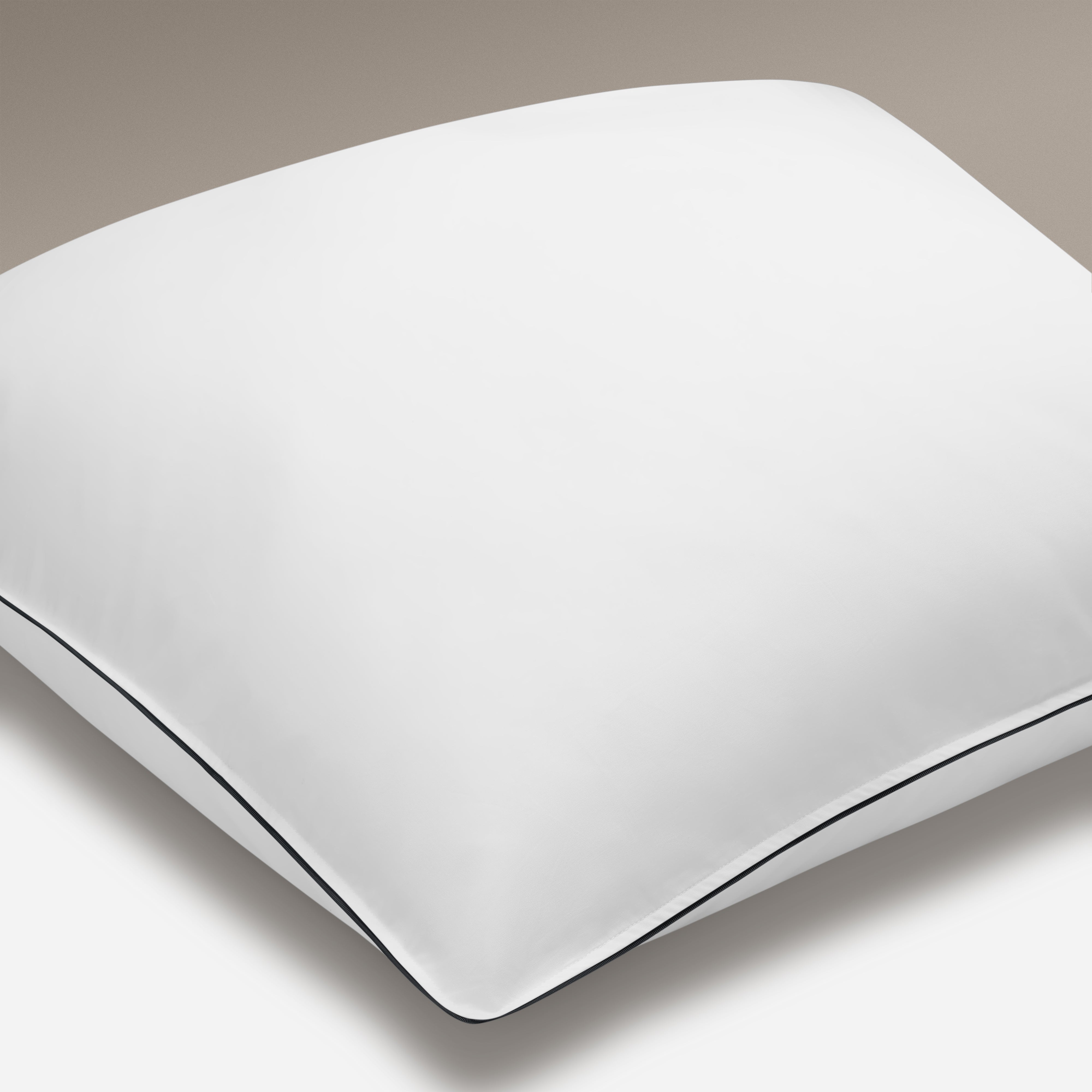 Set of 2 - Heritage Collection Signature Style Housewife Pillowcase - White With Navy Trim