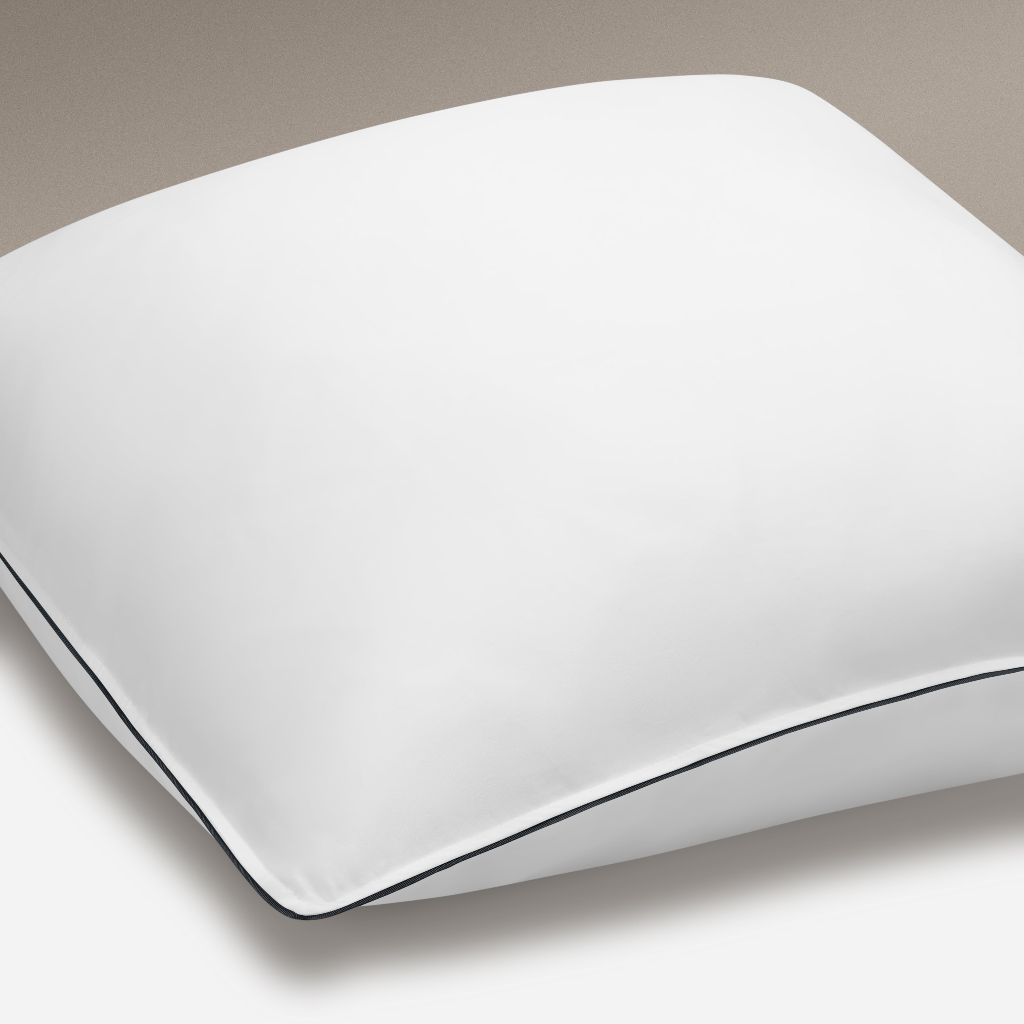 Set of 2 - Island Collection Signature Style Pillowcase - White With Navy Trim