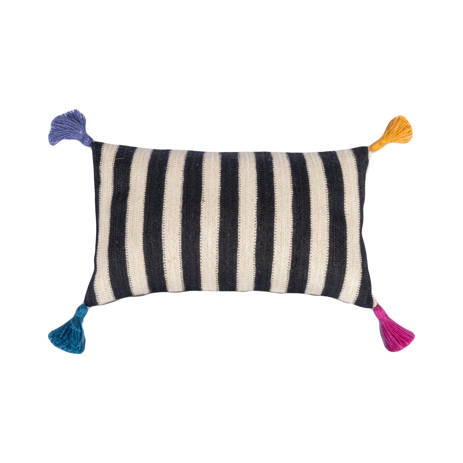Black and White Cushion Rectangle