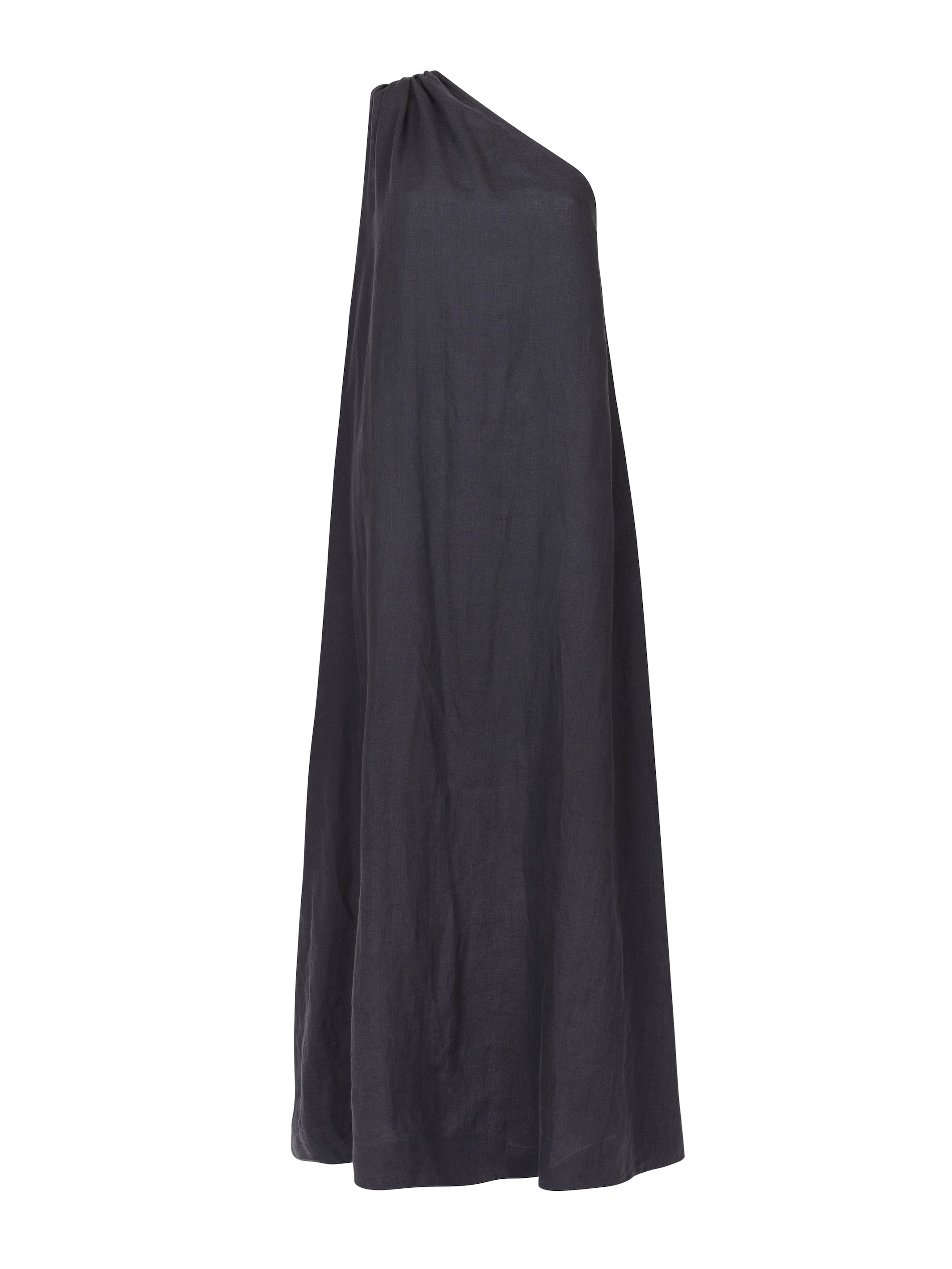 Joan - Midnight Linen Dress
