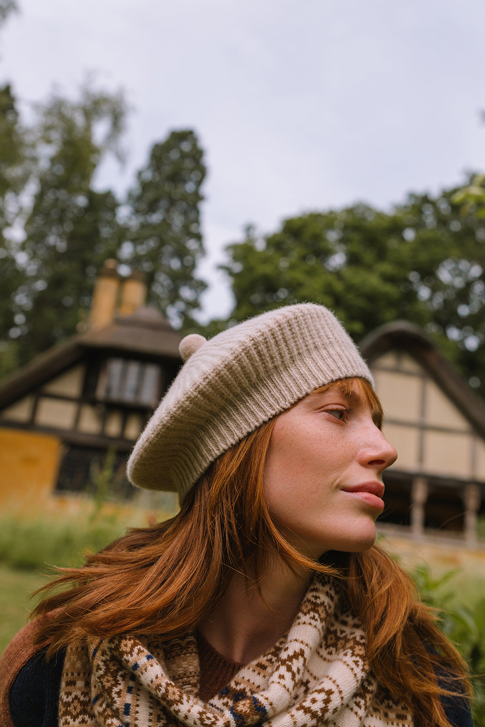 Bidbury Beret - Cream