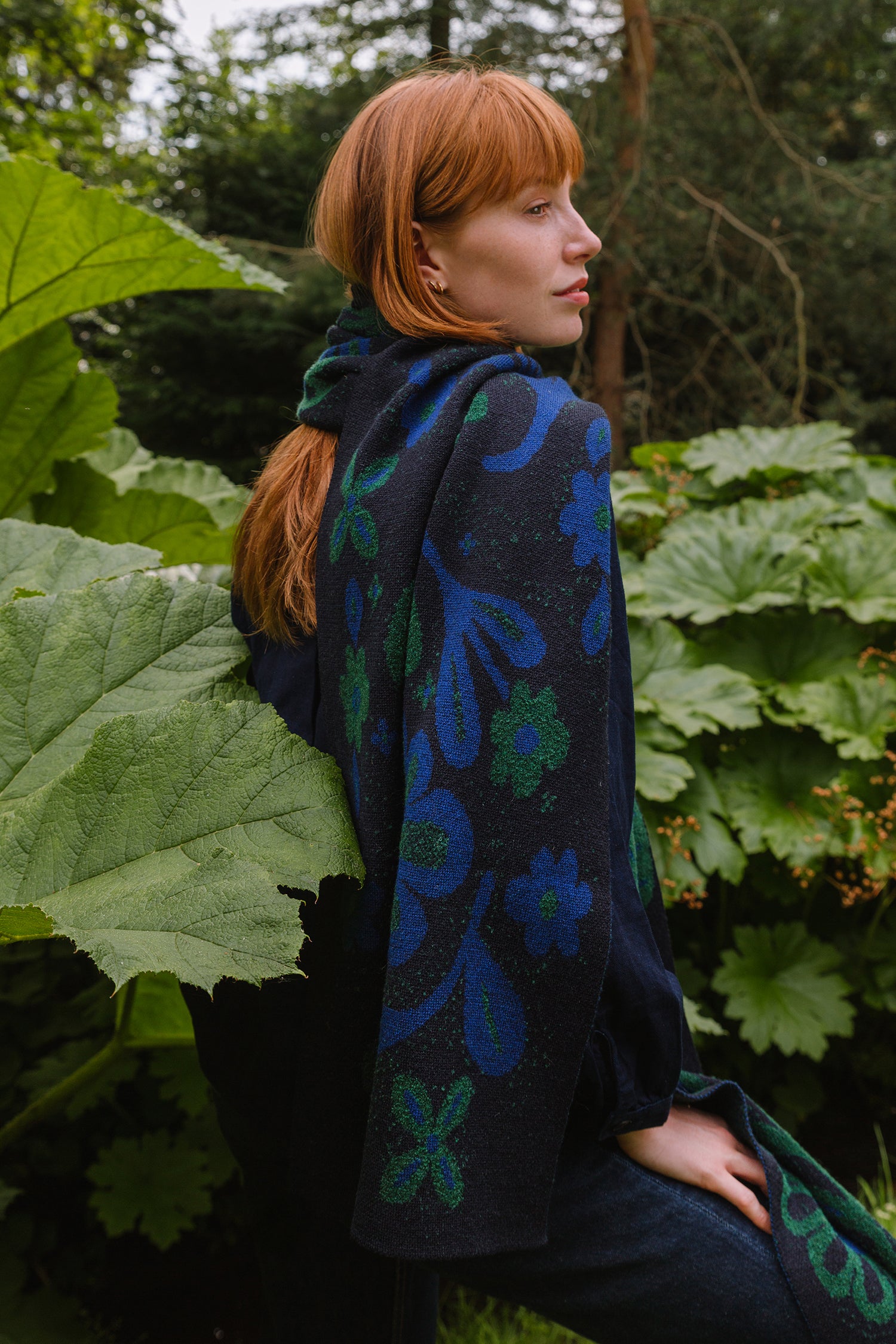 Hidcote Scarf - Midnight