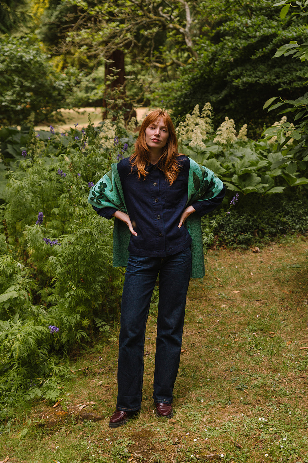 Hidcote Scarf - Pepper Mint