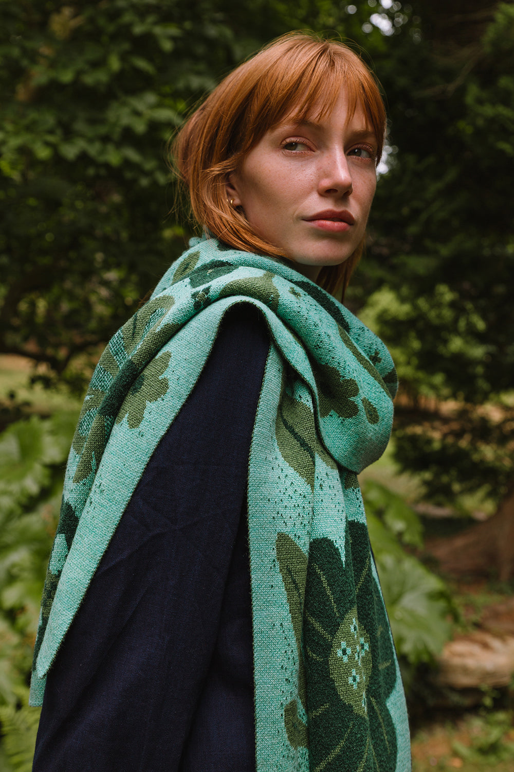 Hidcote Scarf - Pepper Mint