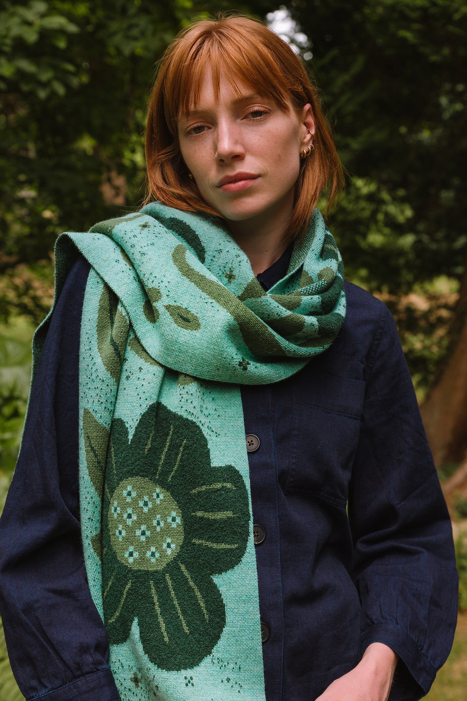 Hidcote Scarf - Pepper Mint