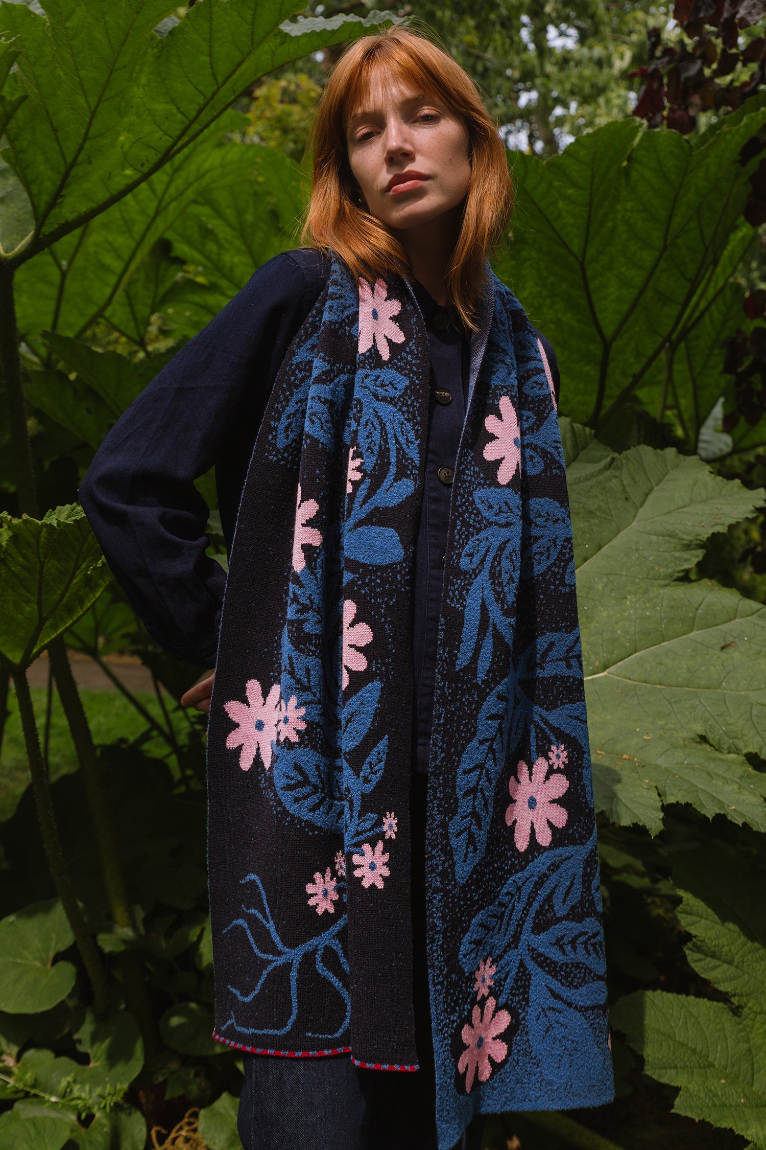 Oxhill Scarf - Oxford Blue