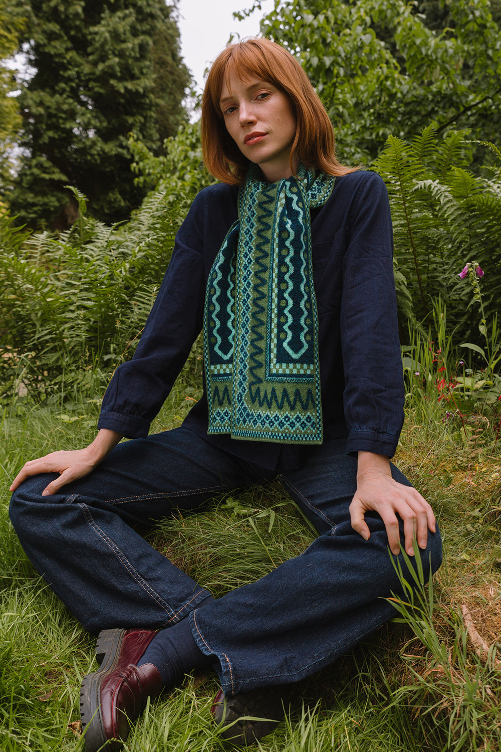 Blockley Scarf - Mint