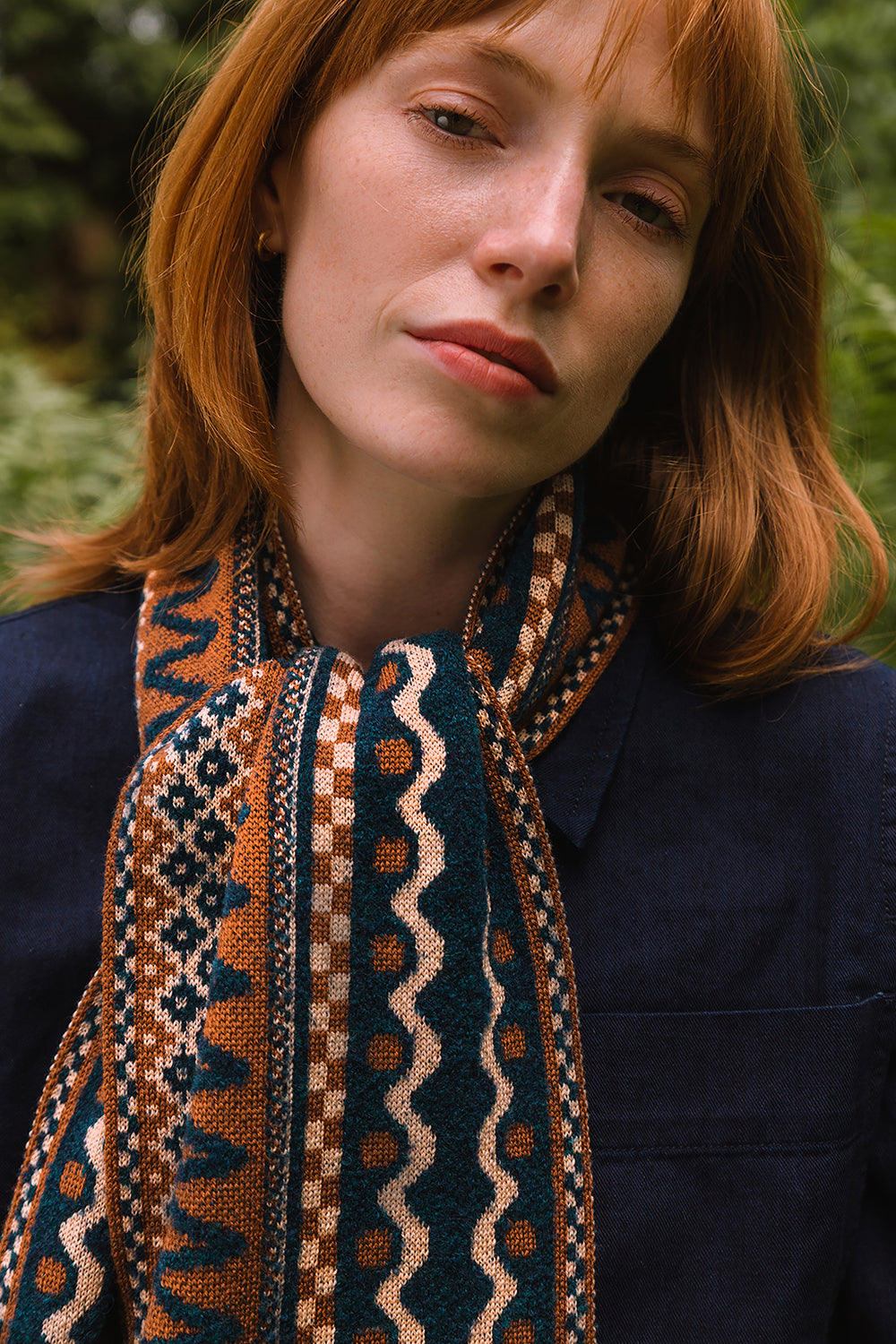 Blockley Scarf - Tobacco