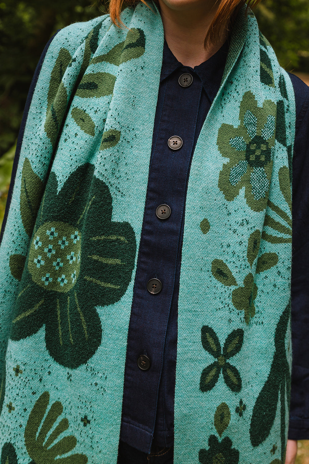 Hidcote Scarf - Pepper Mint