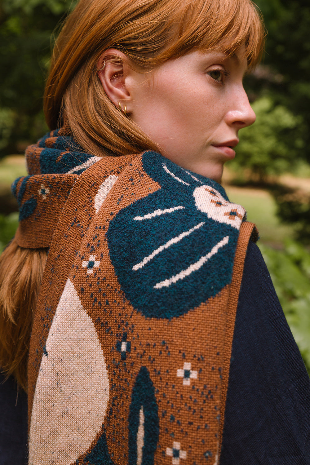 Hidcote Scarf - Tobacco