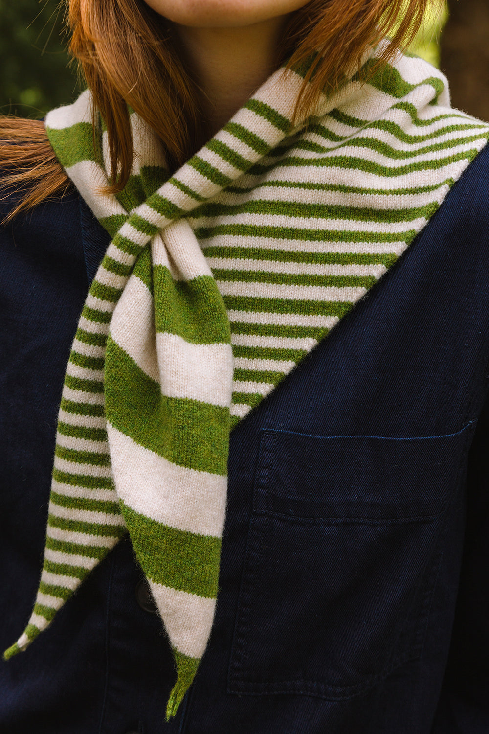 Notgrove Neckerchief - Snowdrop